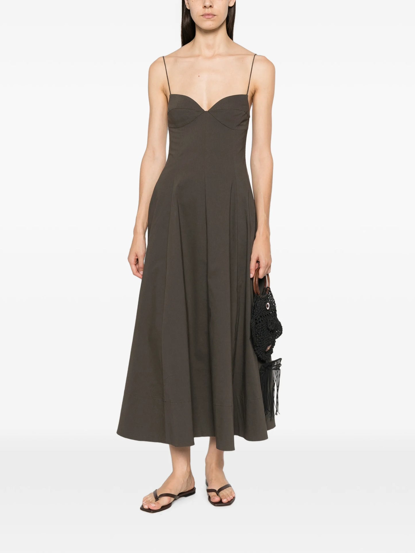 Cami panelled midi dress