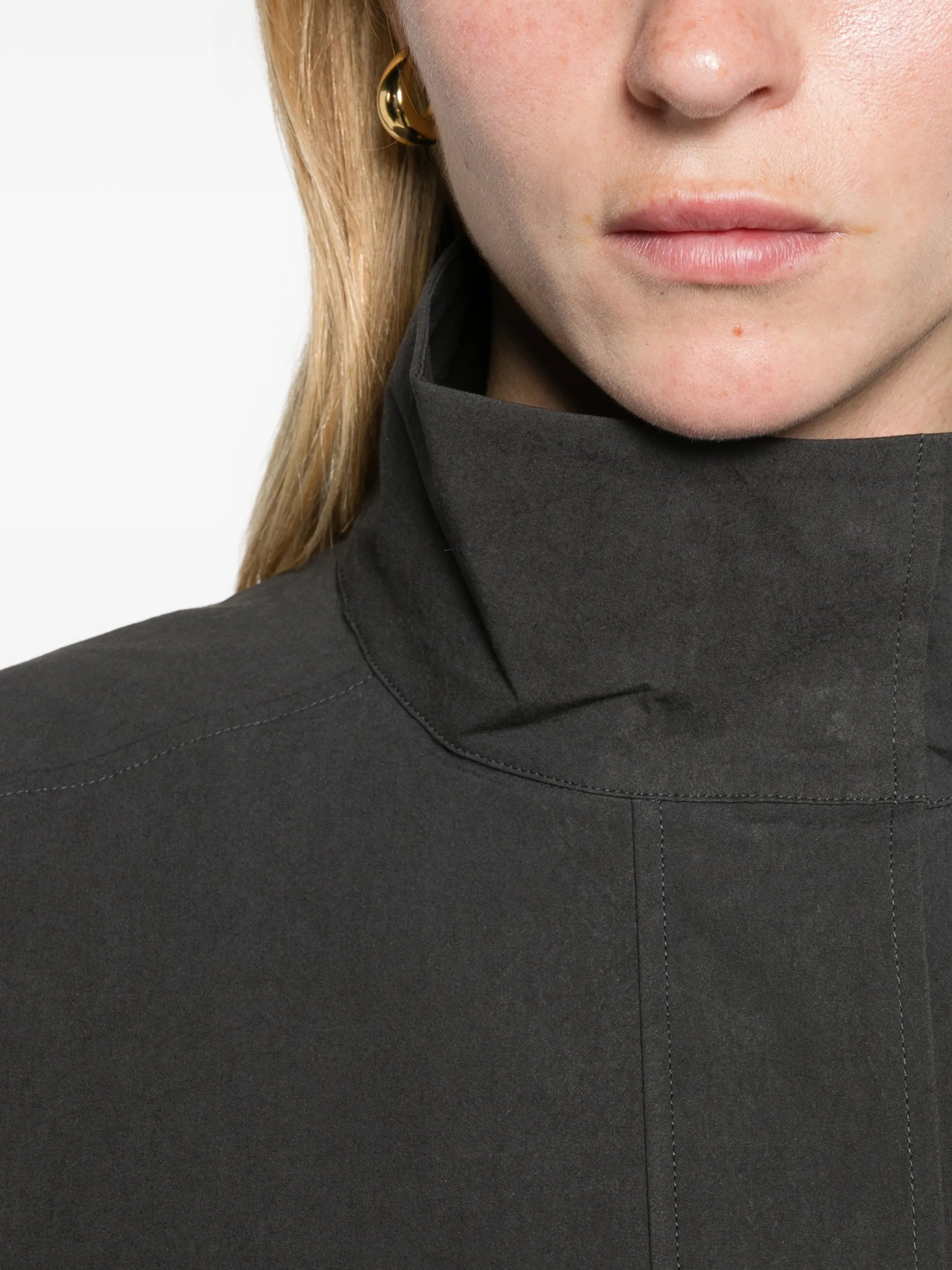 technical cotton carpenter jacket - iron glaze