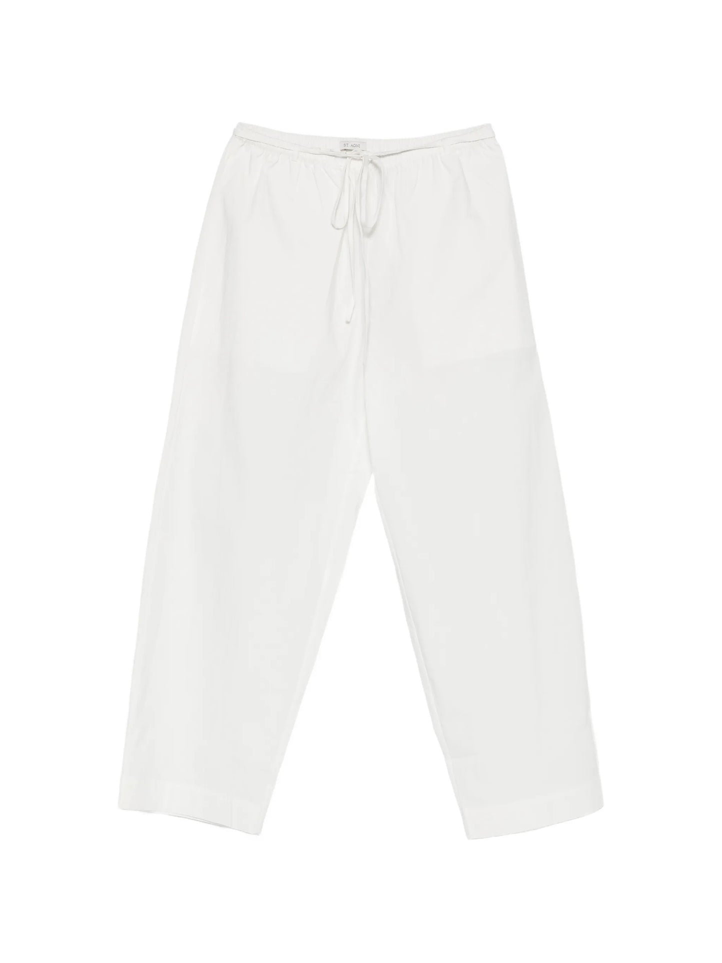 drawstring-fastening cropped pants