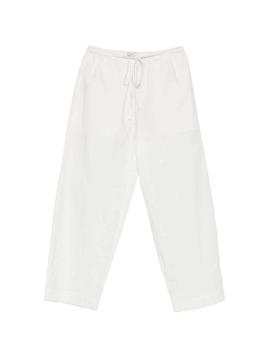 drawstring-fastening cropped pants