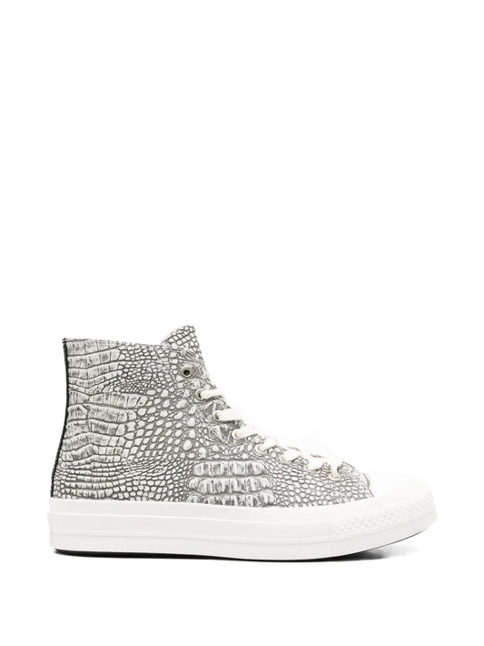 Chuck Taylor All Star lizard-effect sneakers