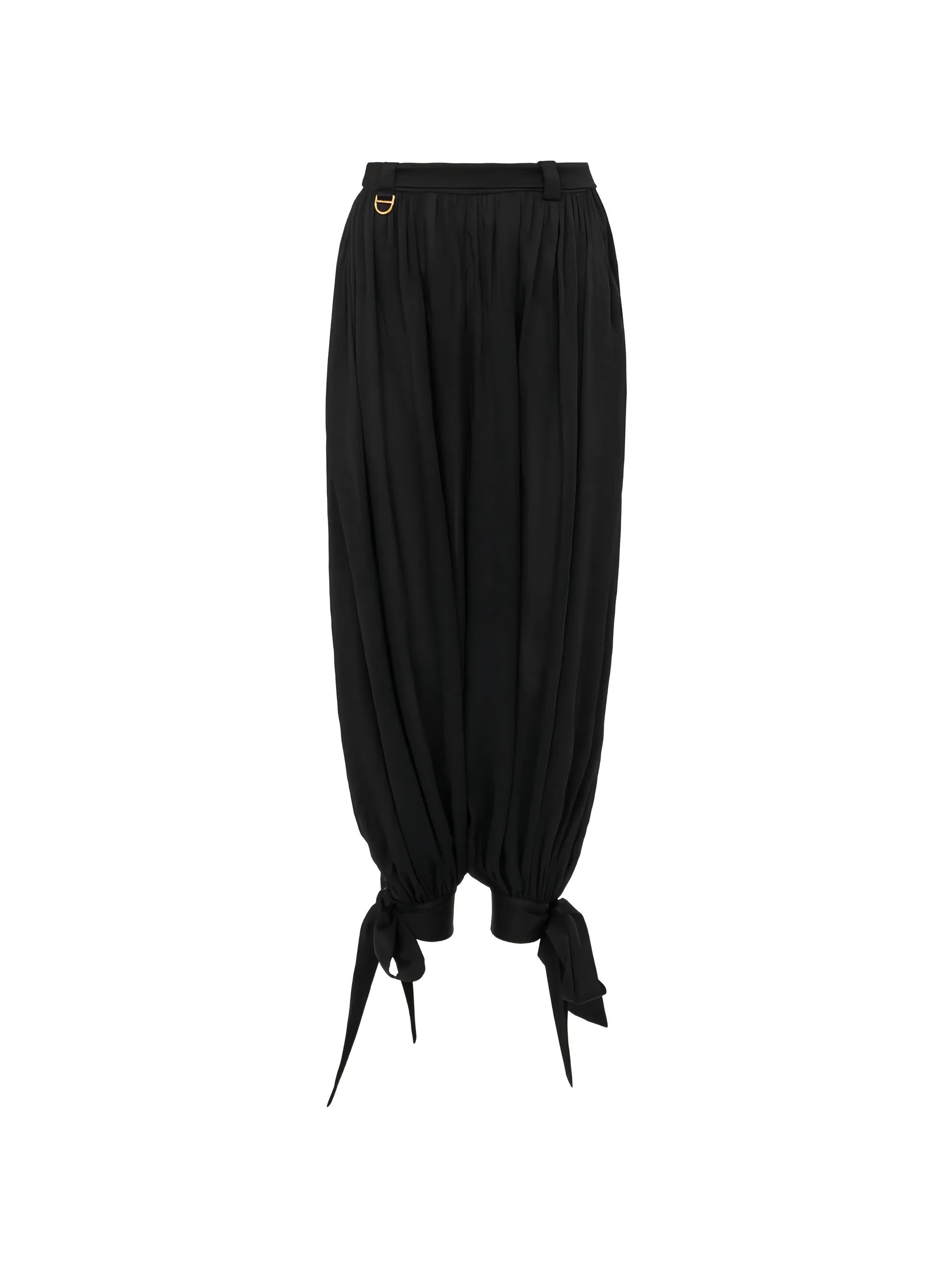 tie detail trousers