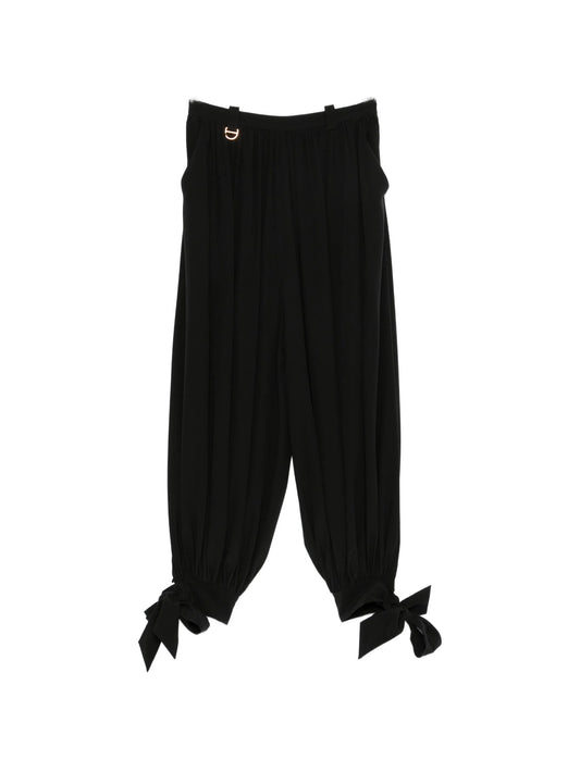 tie detail trousers
