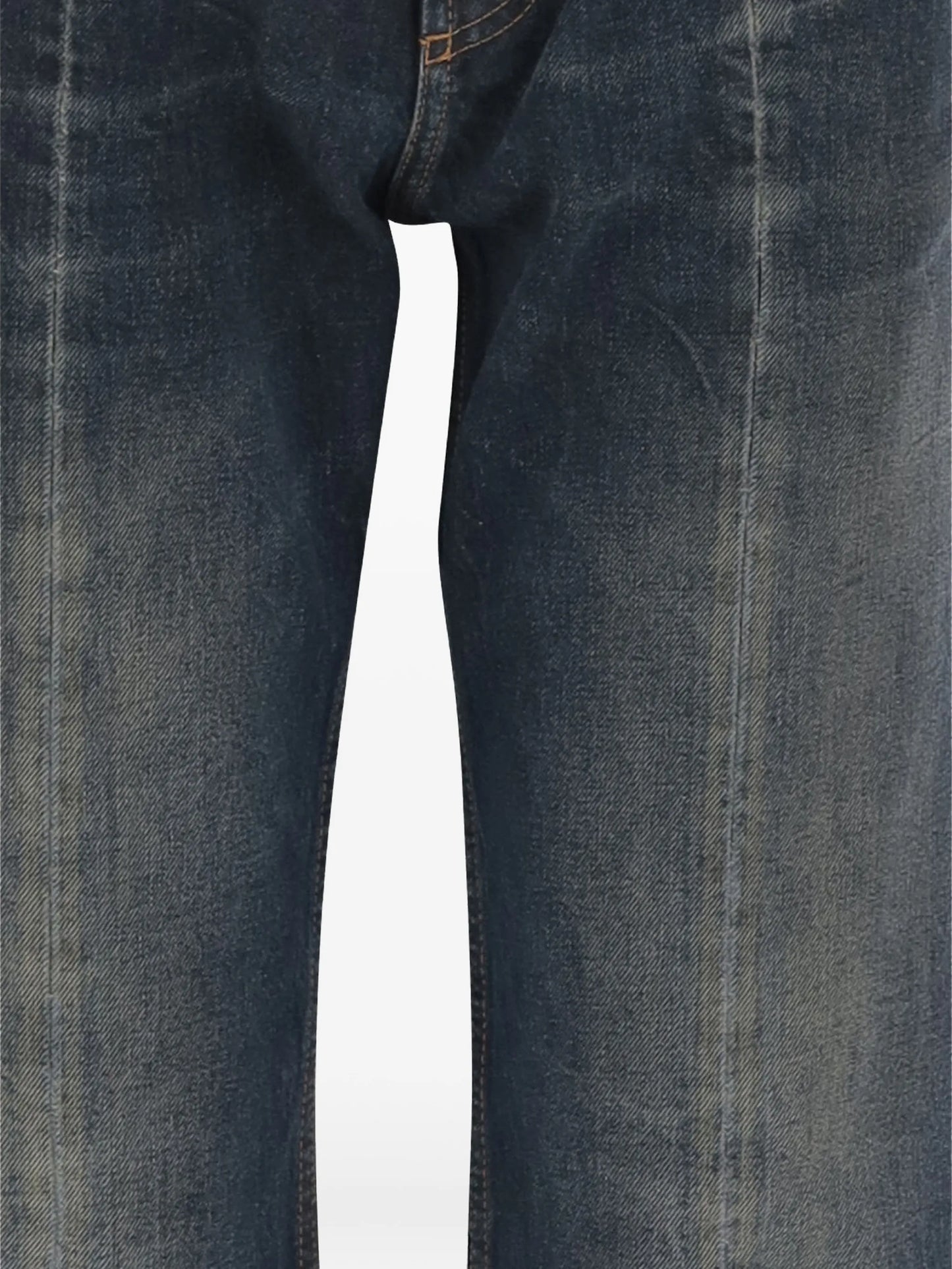 distressed straight jeans
