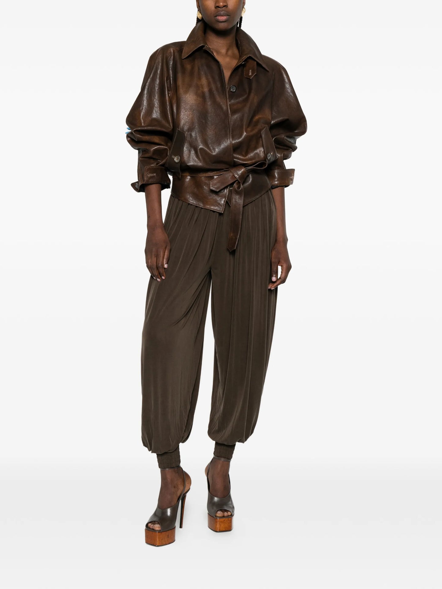 shirred trousers