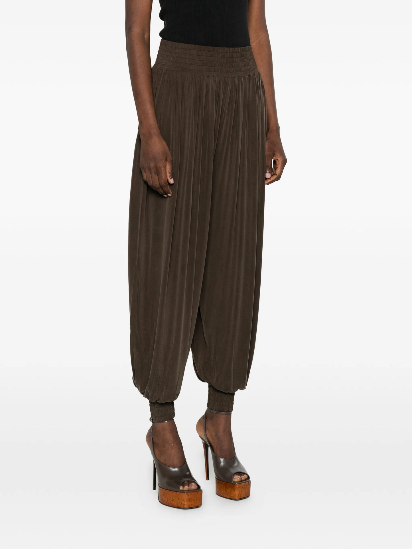 shirred trousers