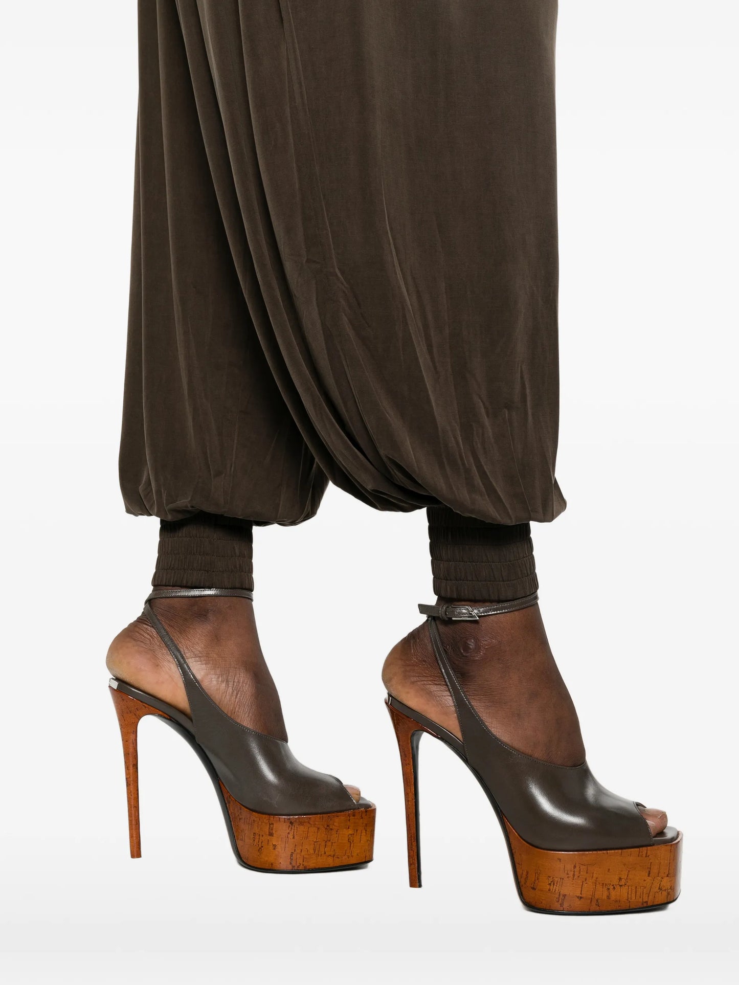 shirred trousers