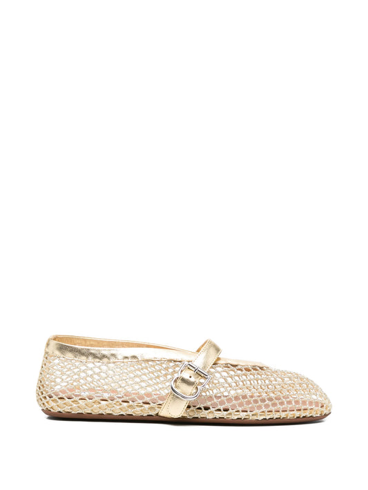 buckle-strap ballet flats
