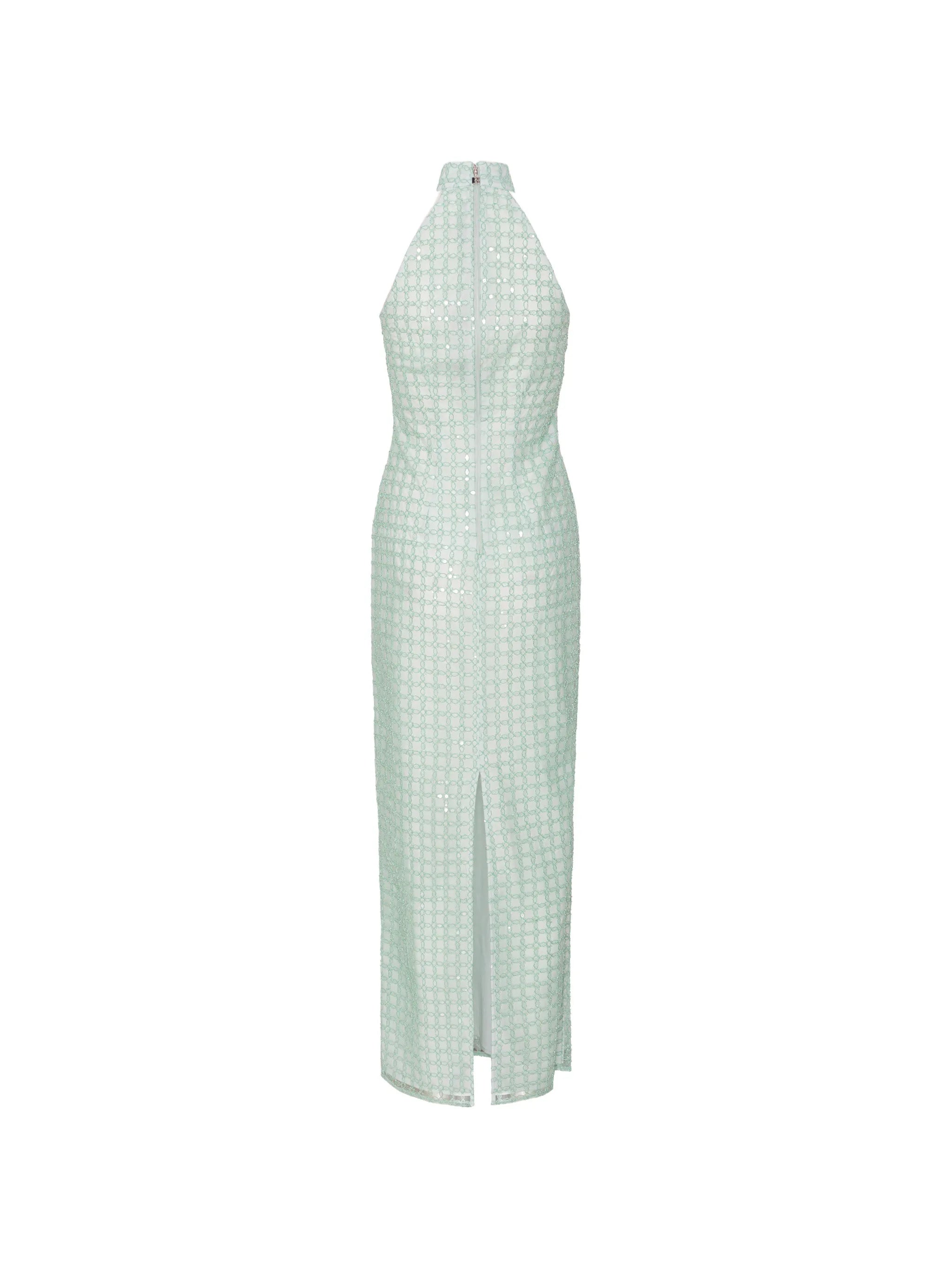 beaded maxi dress