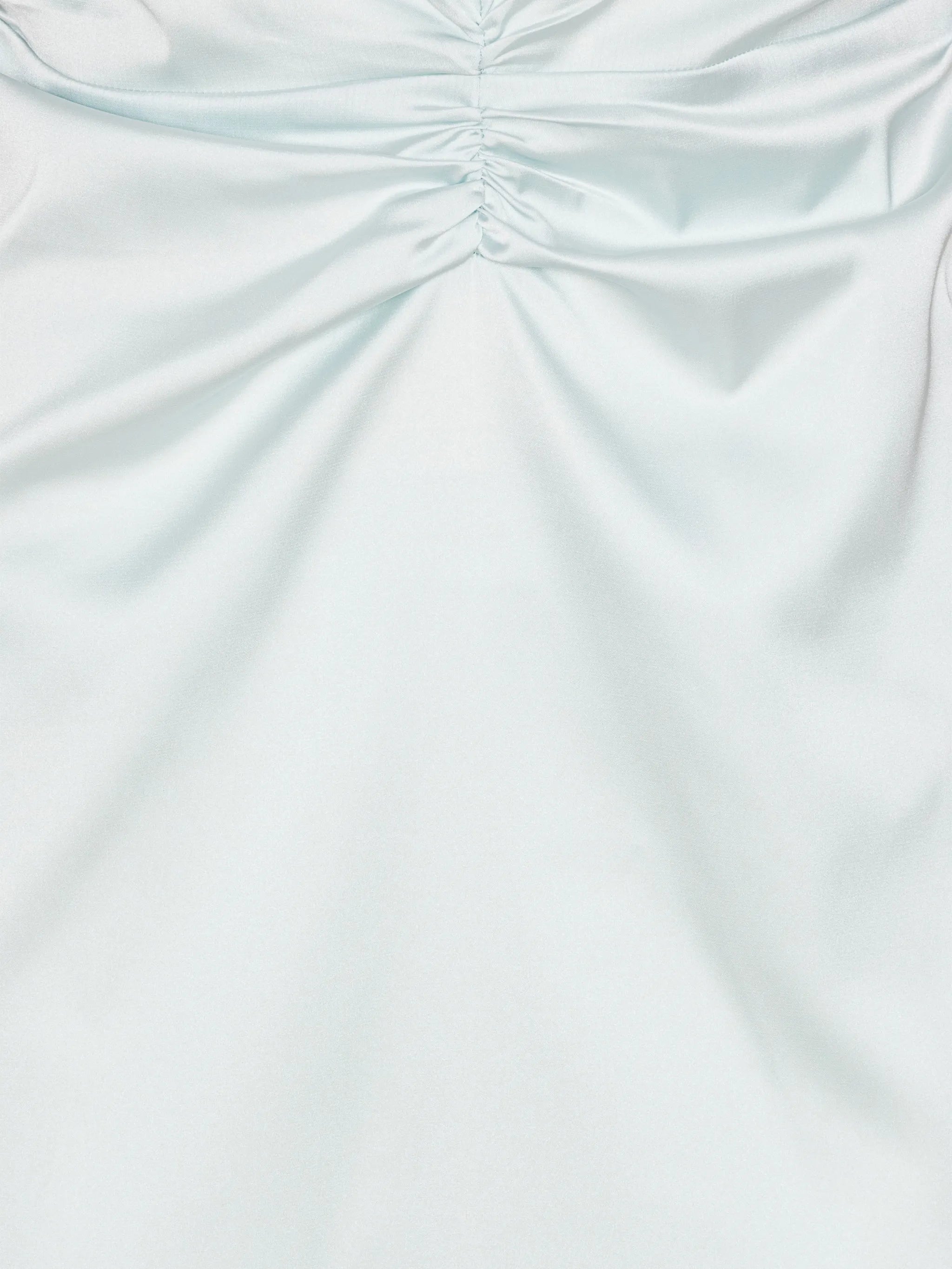 gathered midi dress
