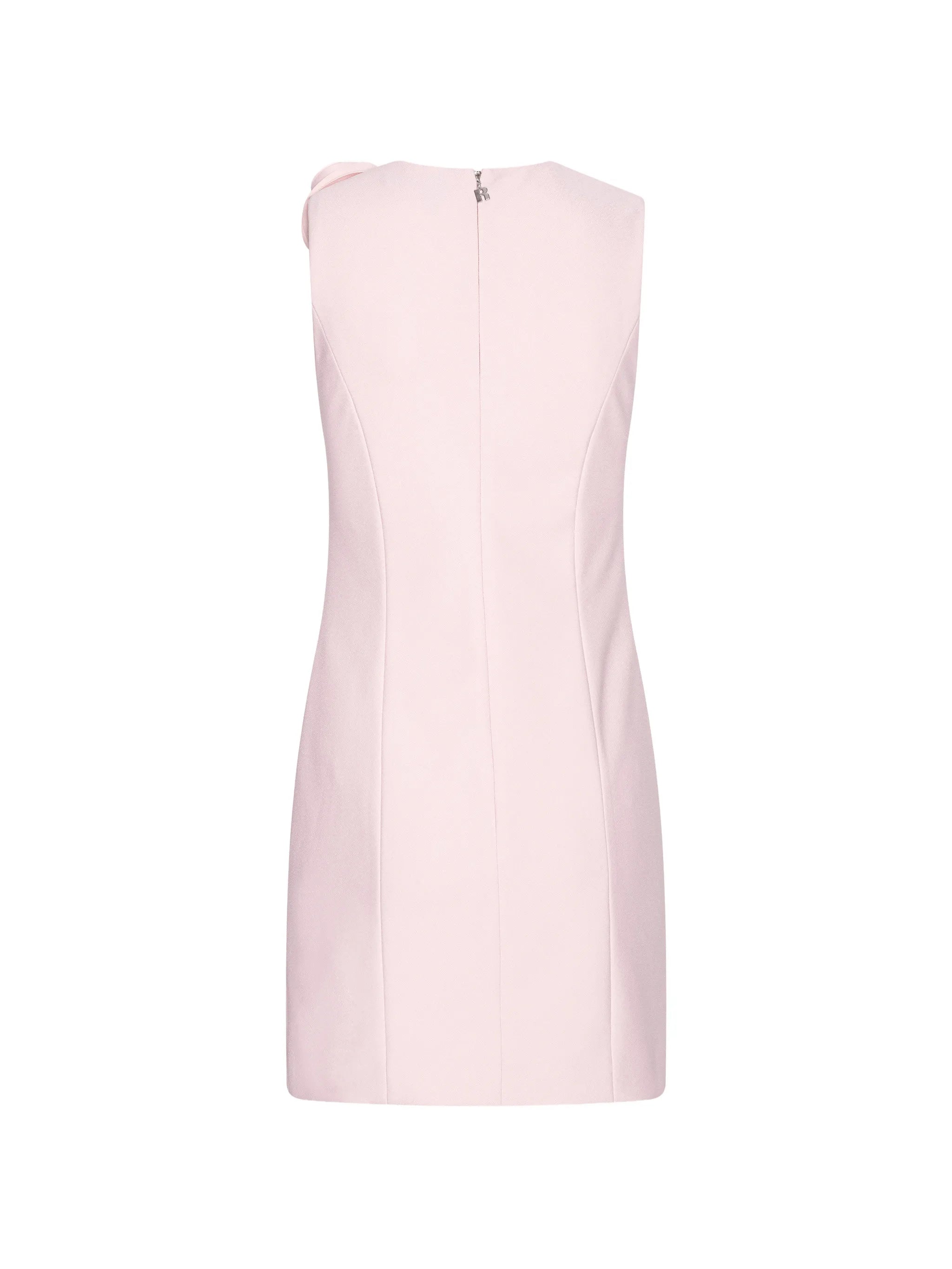 flower ruffle mini dress