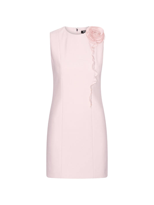 flower ruffle mini dress