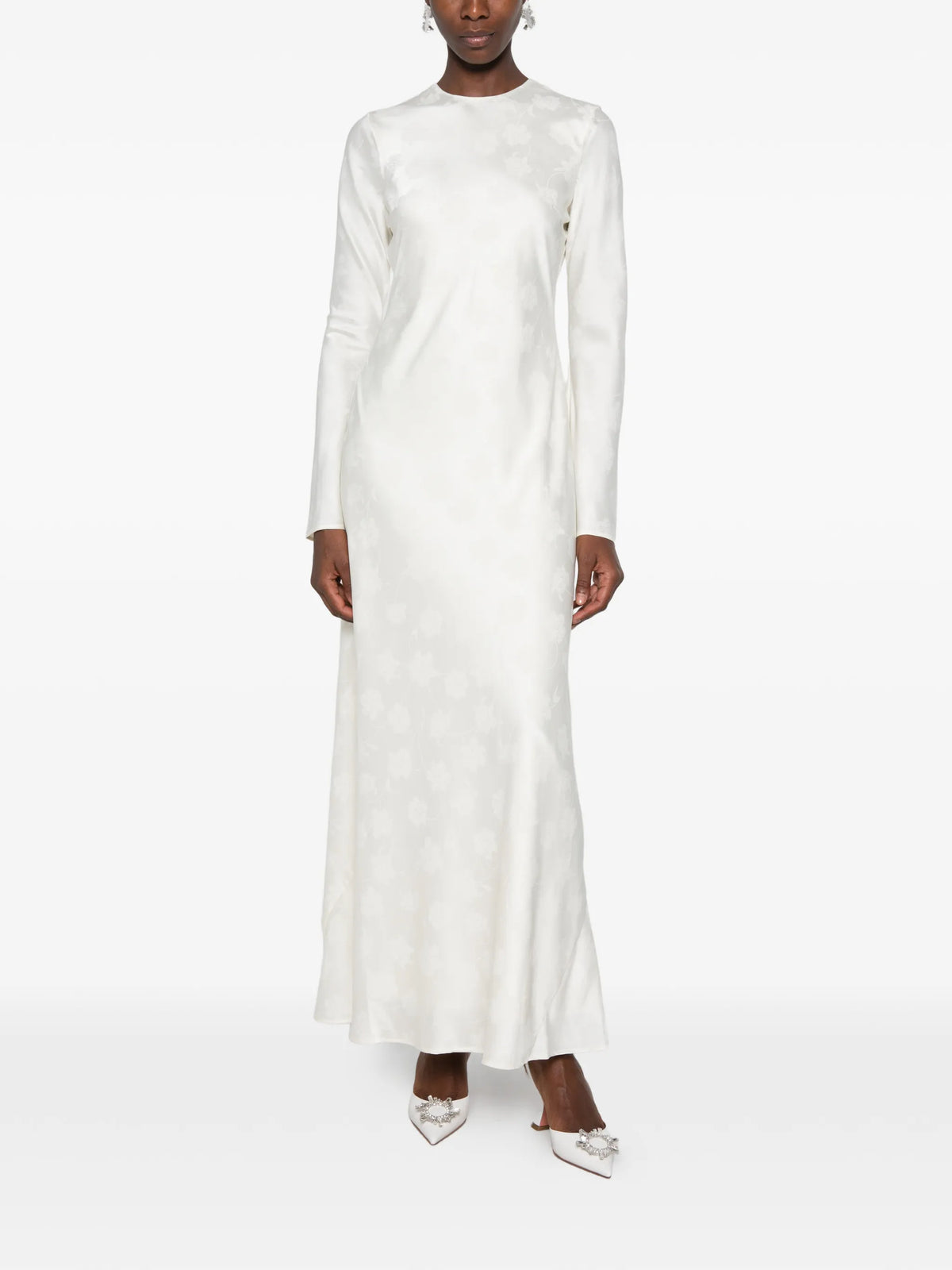 Ls Biascut dress white