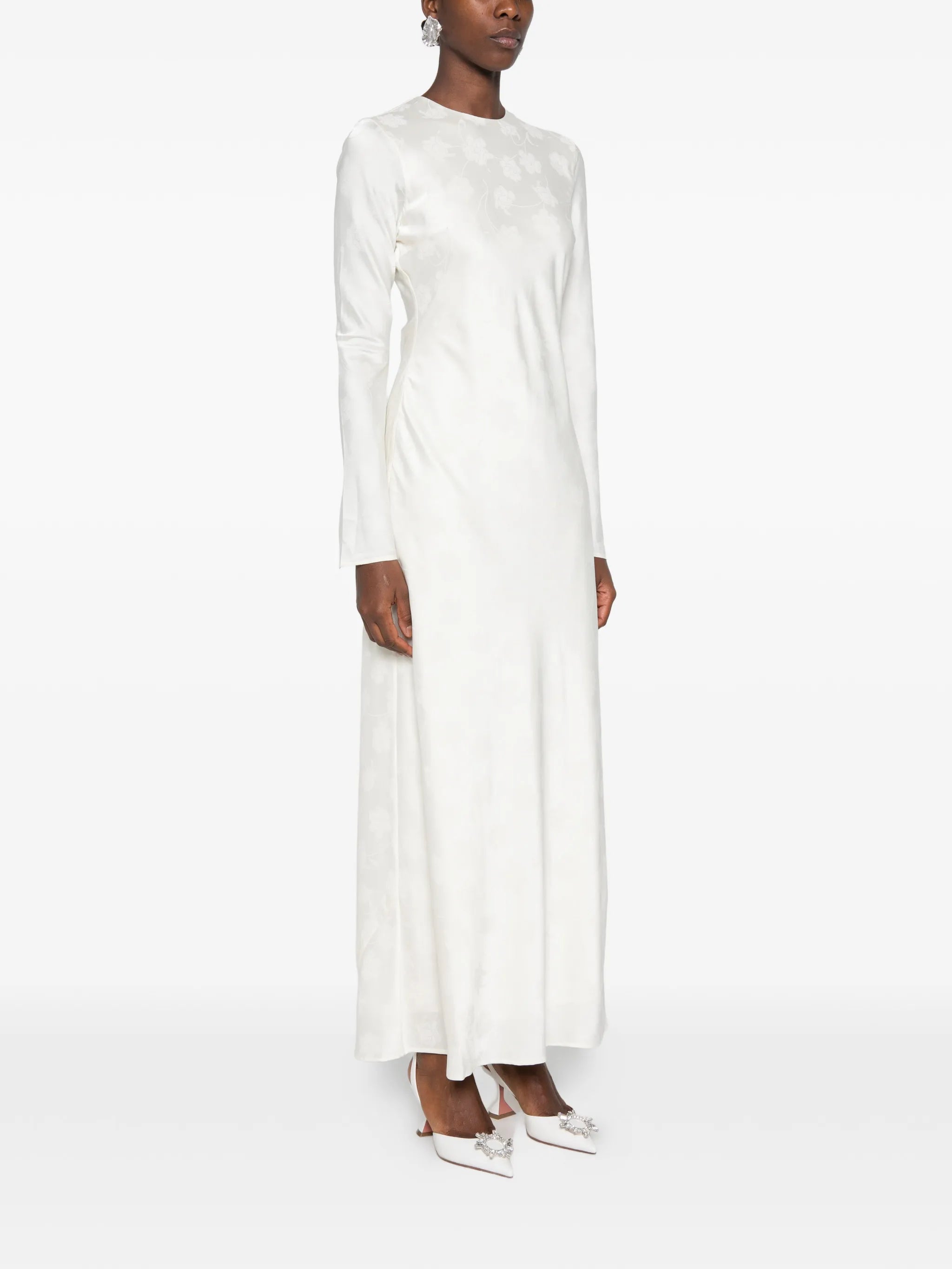 Ls Biascut dress white