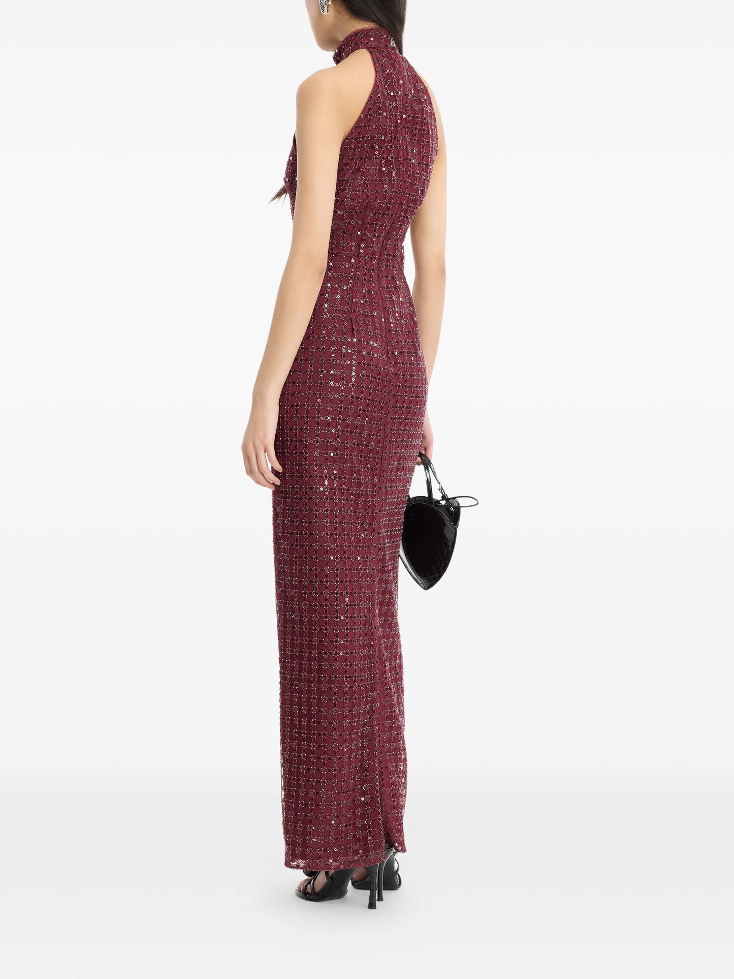 beaded maxi dress