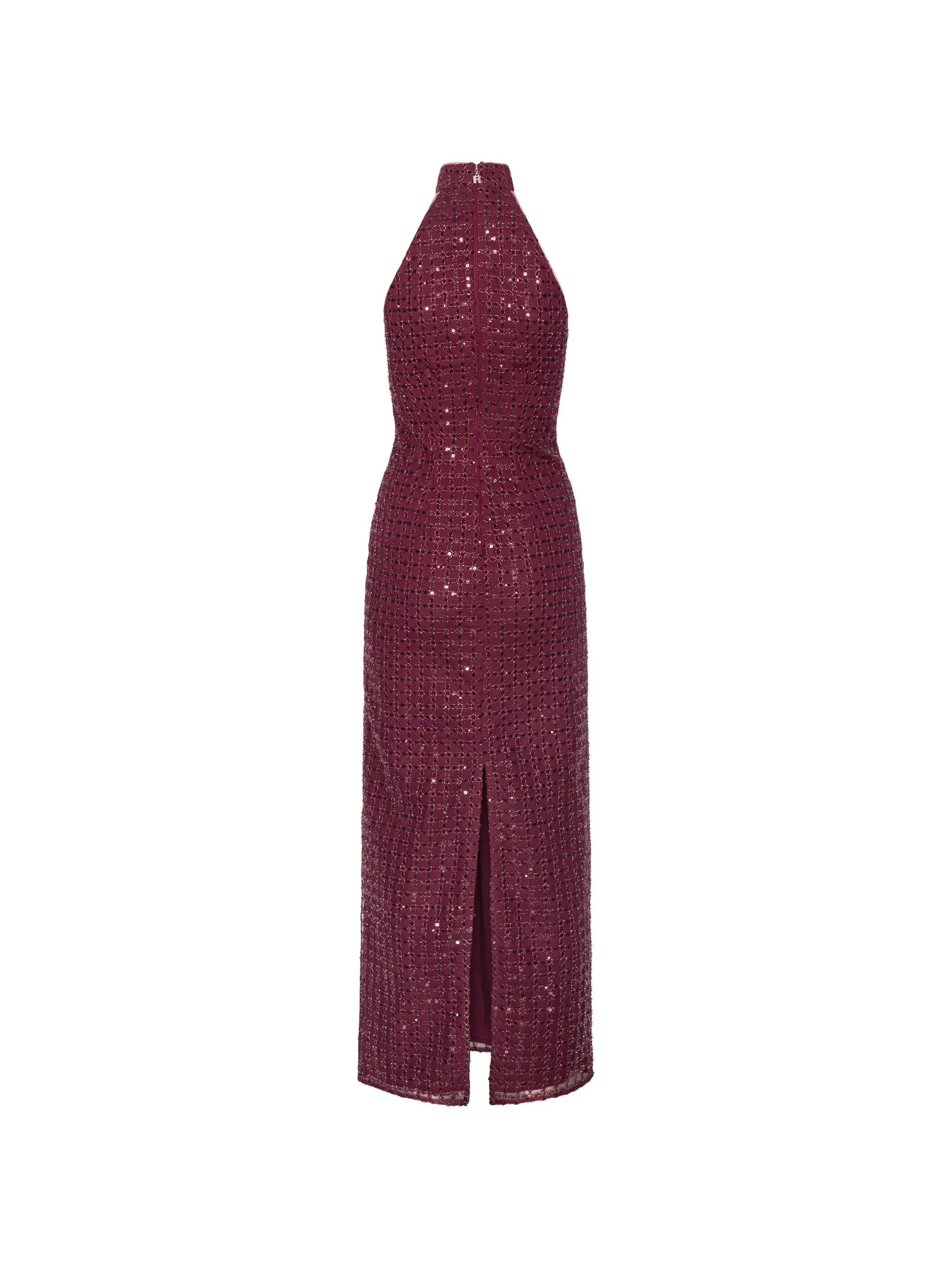 beaded maxi dress