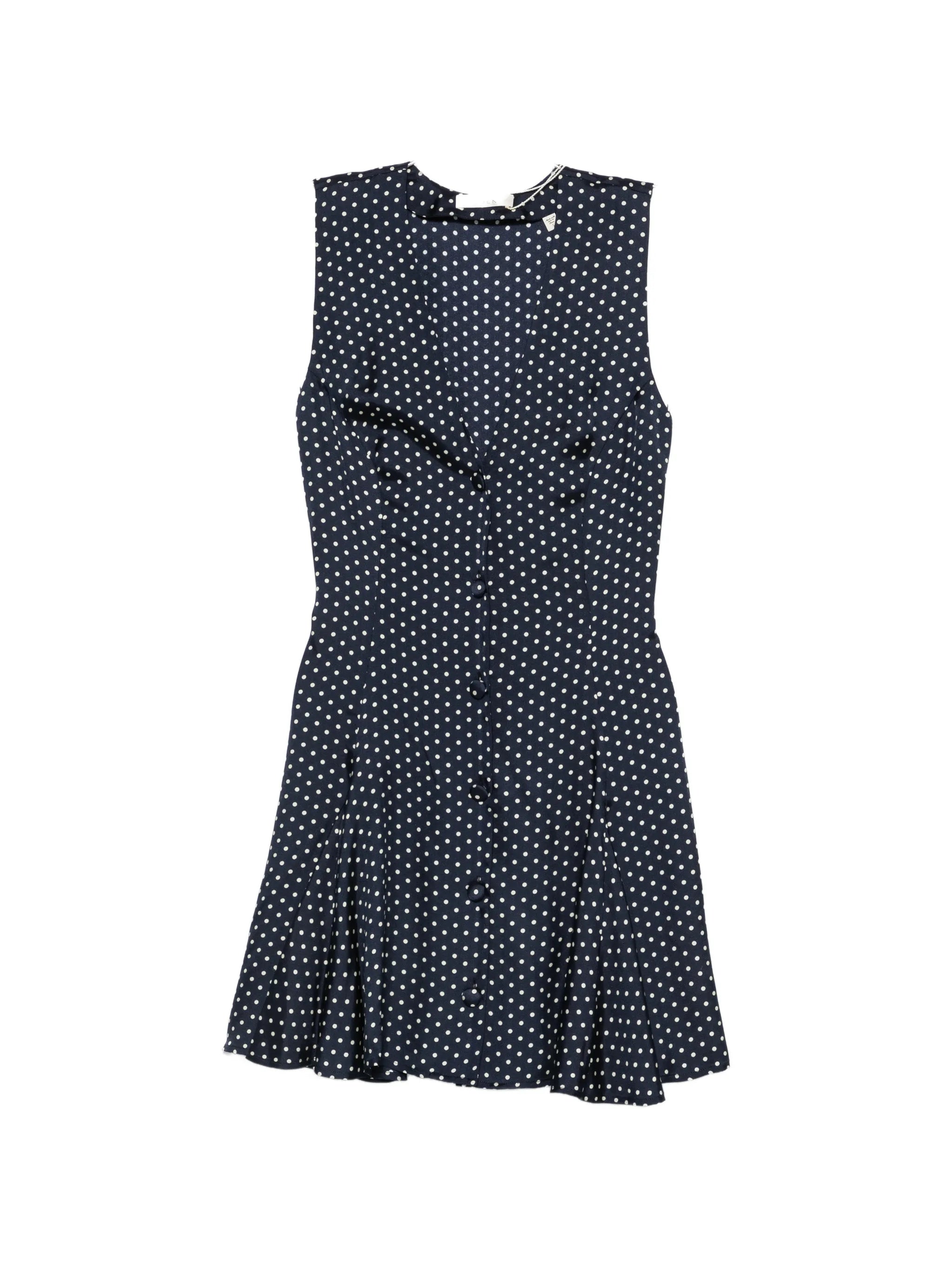 Aubrey polka-dot mini dress