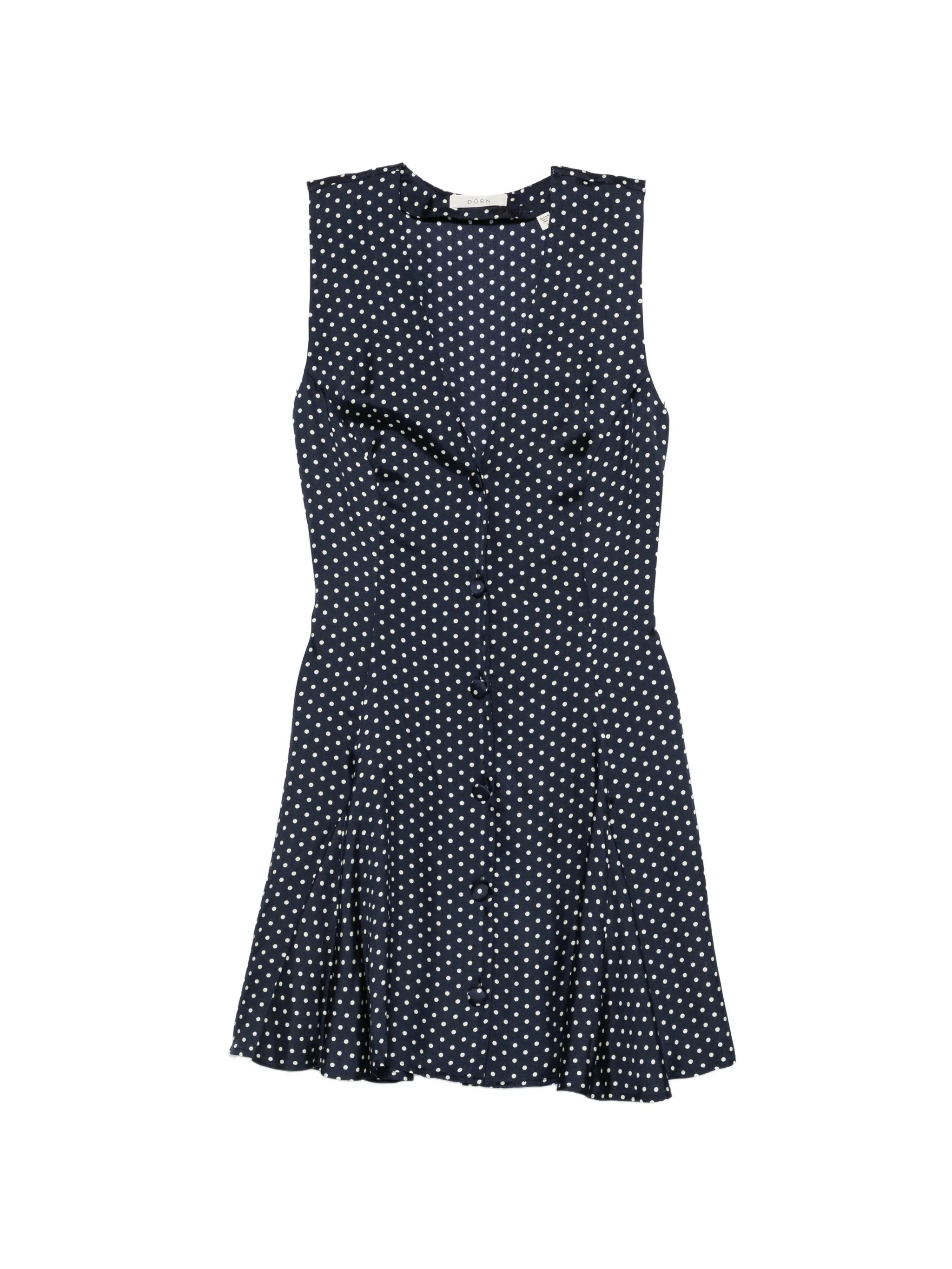 Aubrey polka-dot mini dress