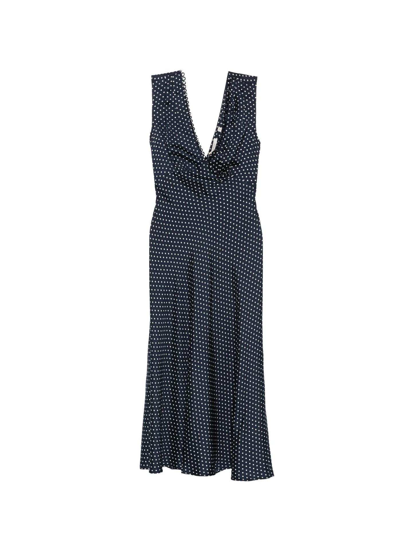 Tahlia polka-dot midi dress