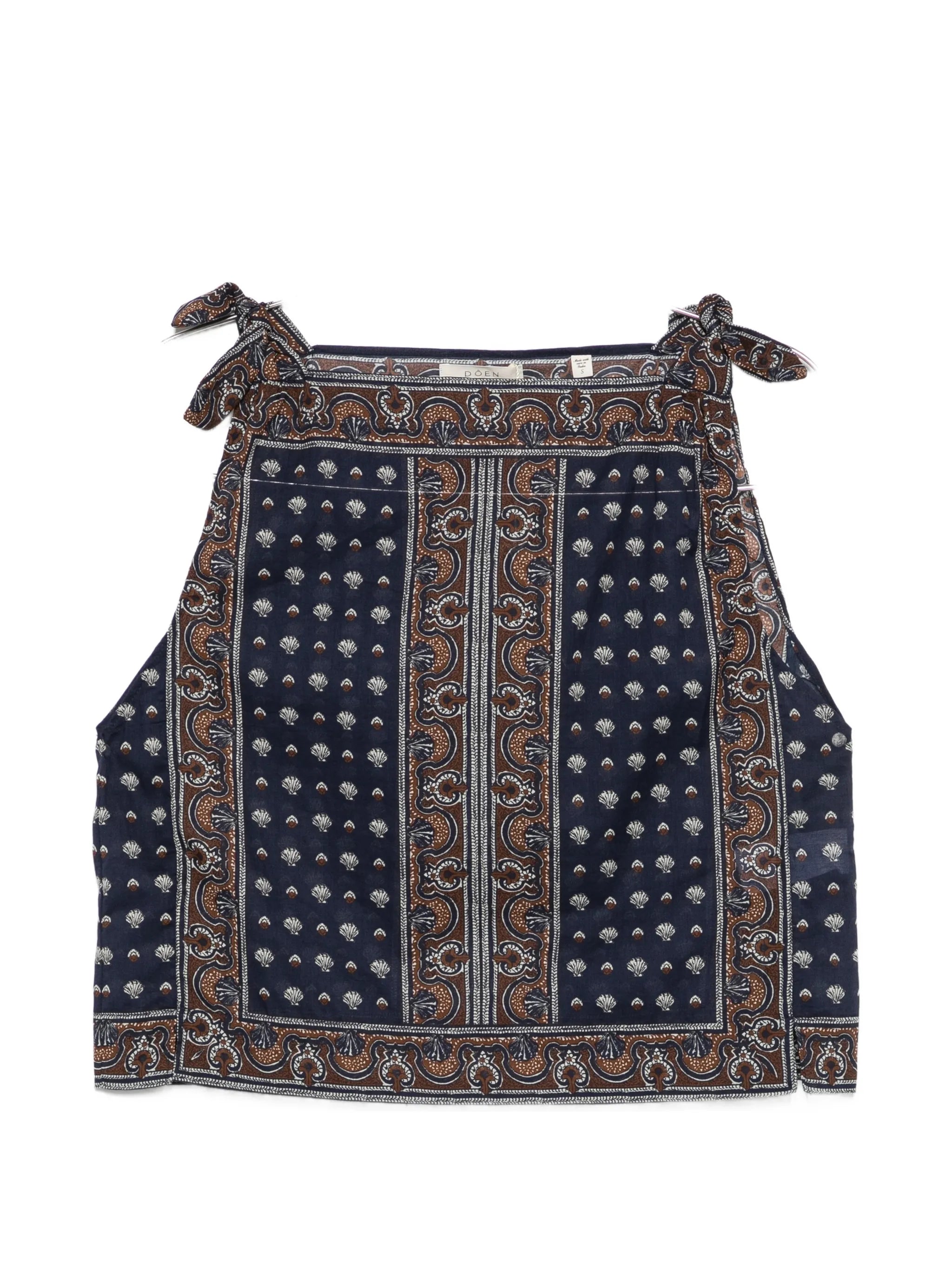Amalia paisley-print top