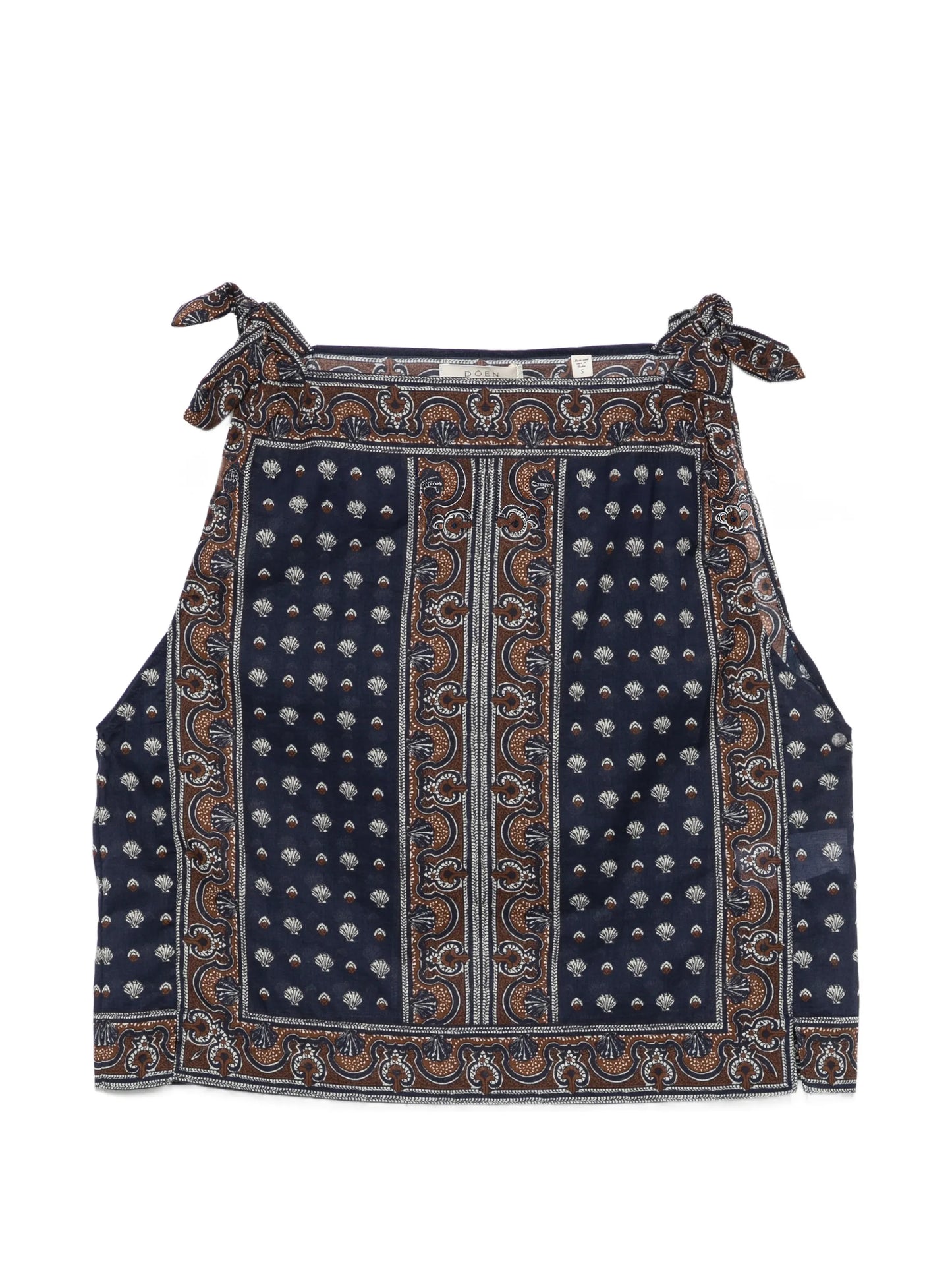 Amalia paisley-print top