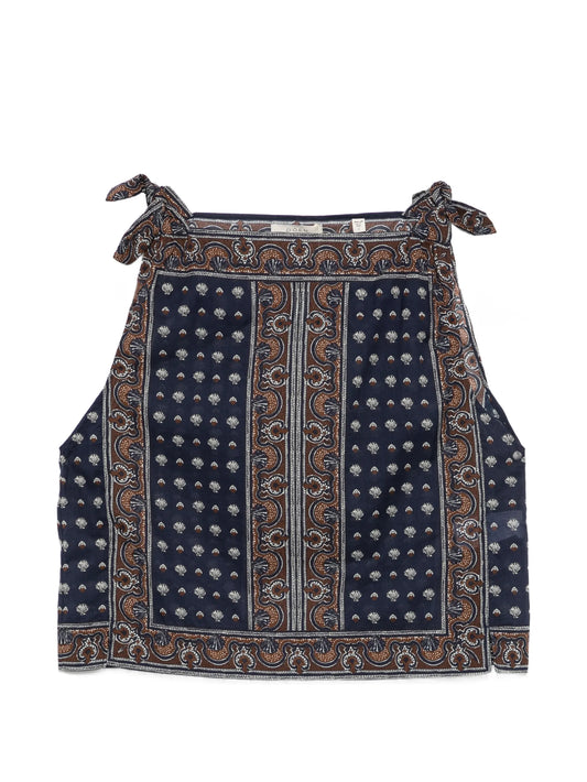 Amalia paisley-print top
