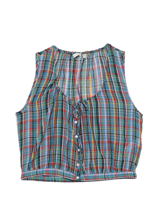 Theo plaid blouse