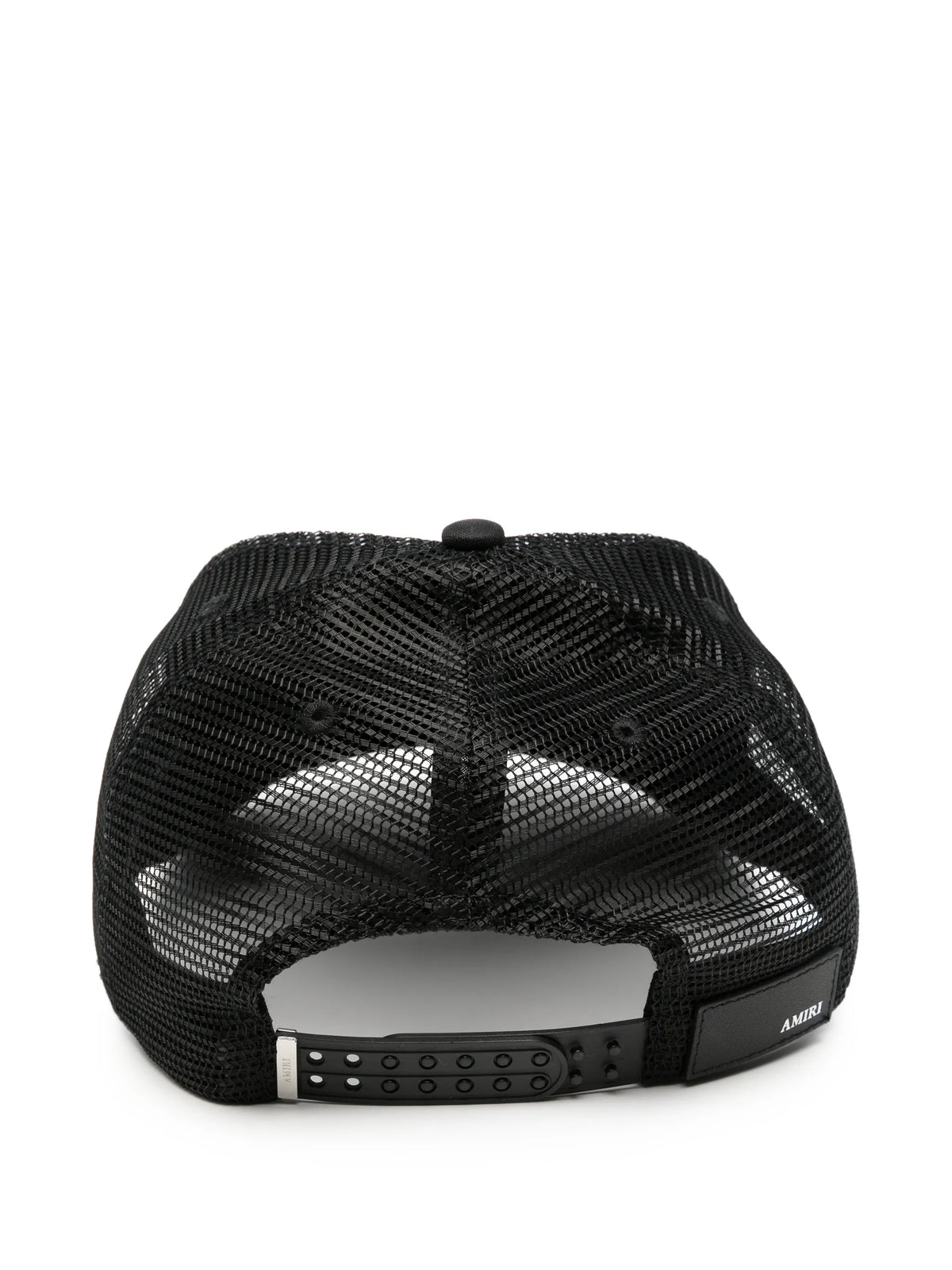 embroidered mesh-panel trucker cap