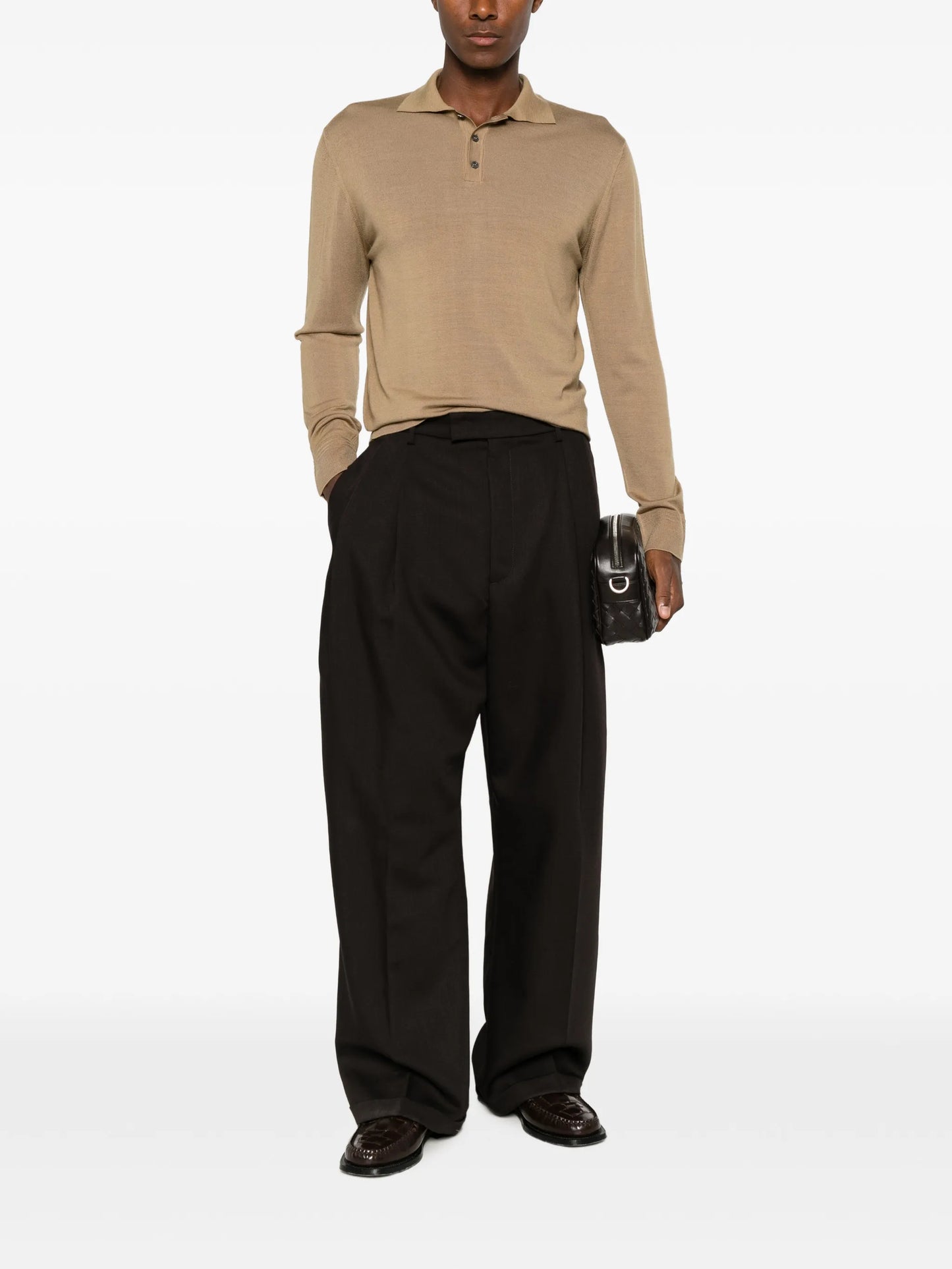 Pevaron long-sleeve polo shirt