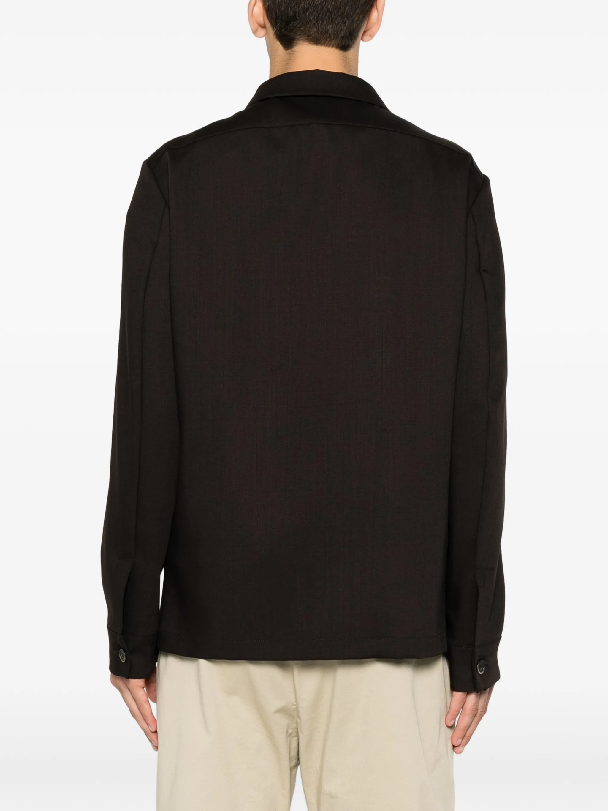 Cedrone patch-pocket overshirt