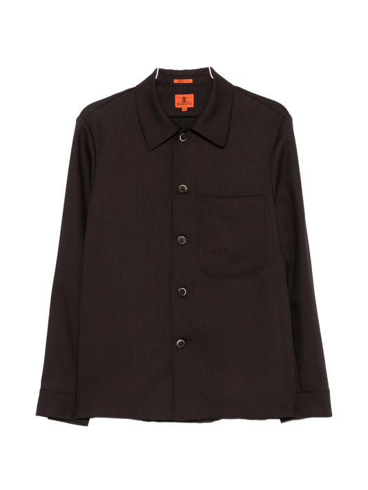 Cedrone patch-pocket overshirt