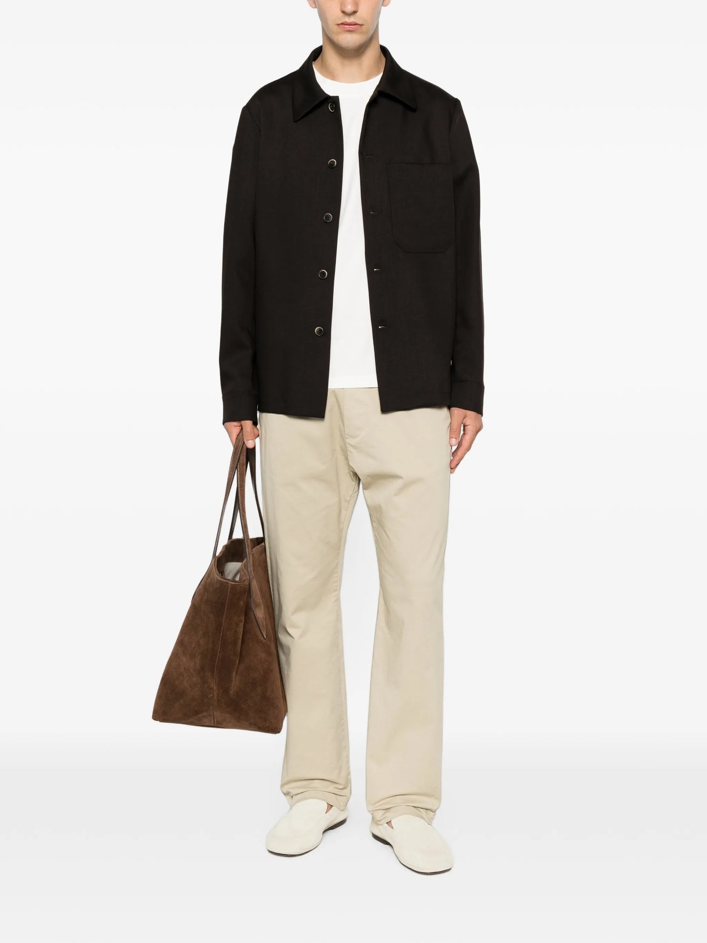 Cedrone patch-pocket overshirt