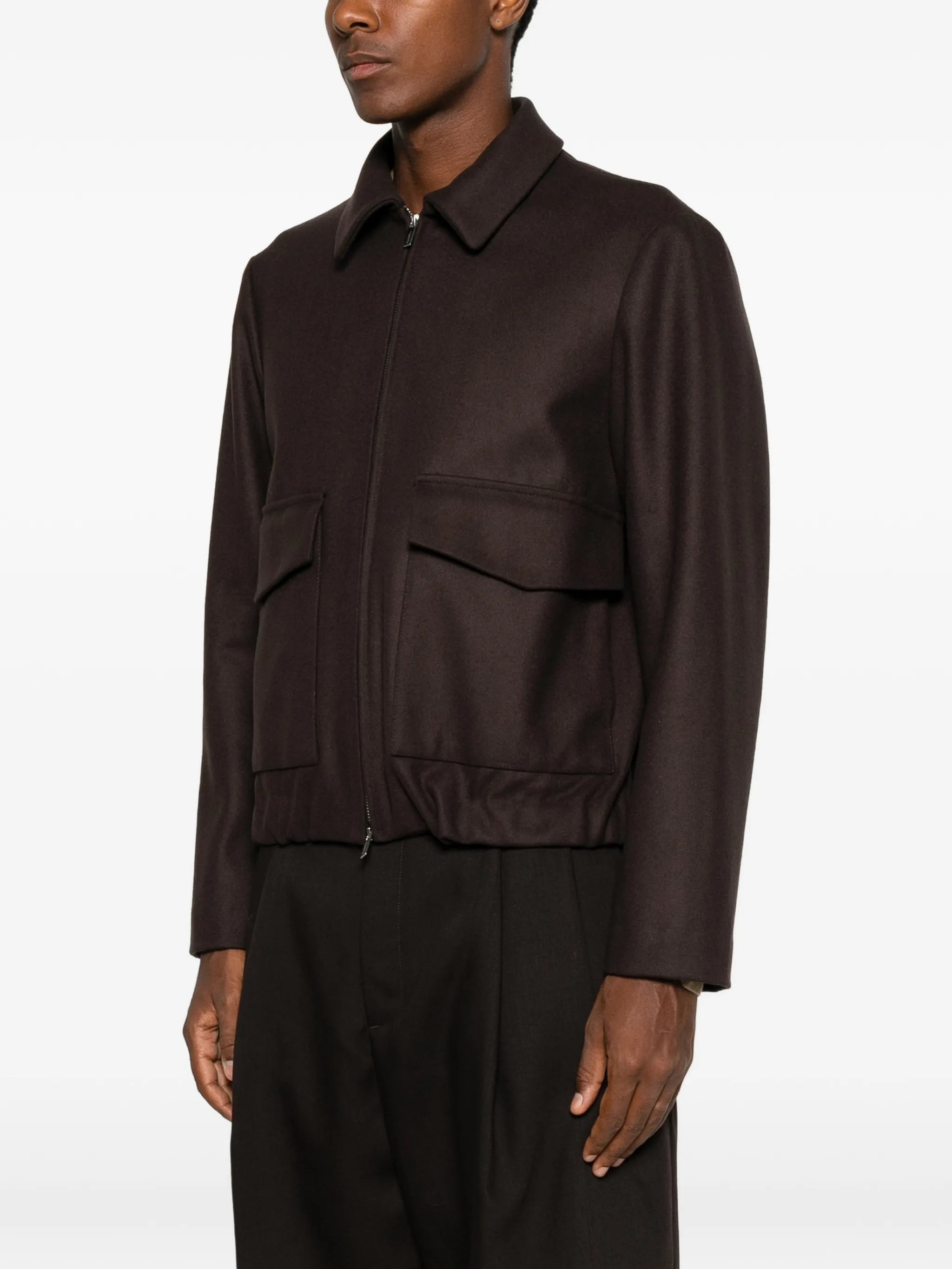Magan flap-pocket bomber jacket
