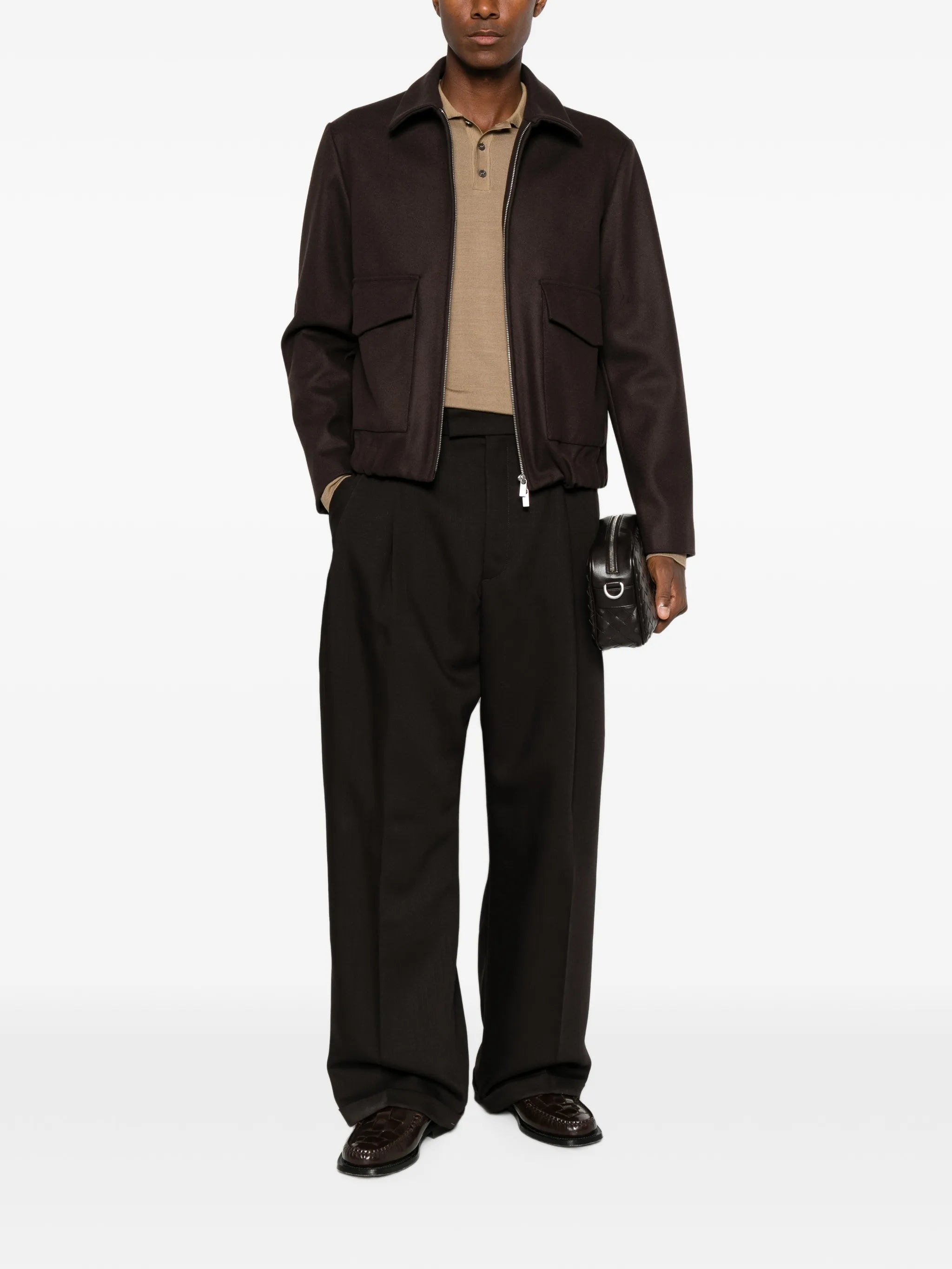 Magan flap-pocket bomber jacket