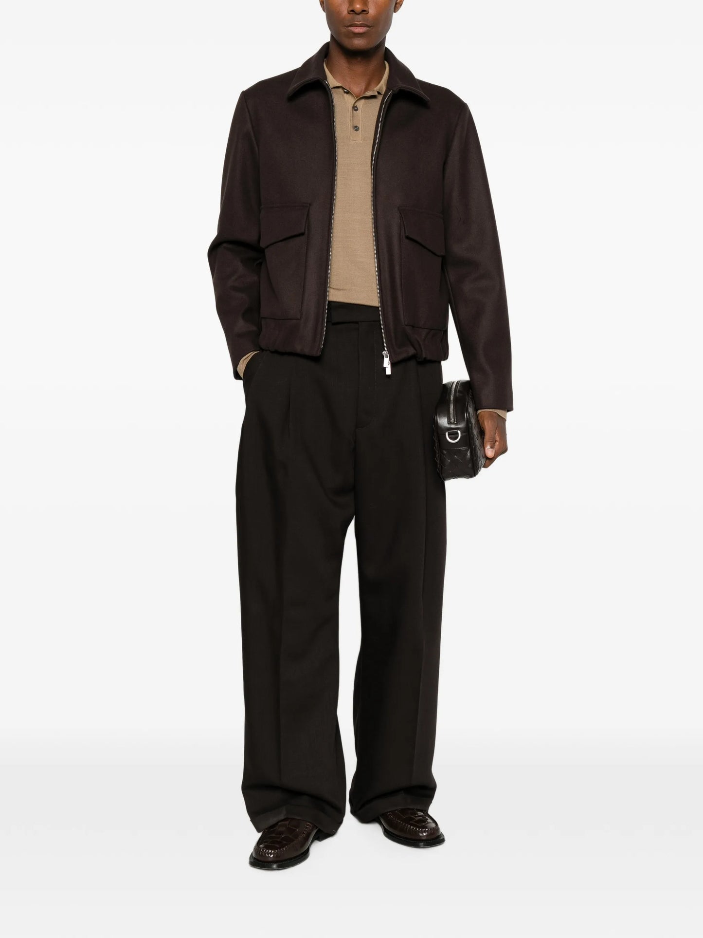 Magan flap-pocket bomber jacket