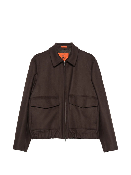 Magan flap-pocket bomber jacket