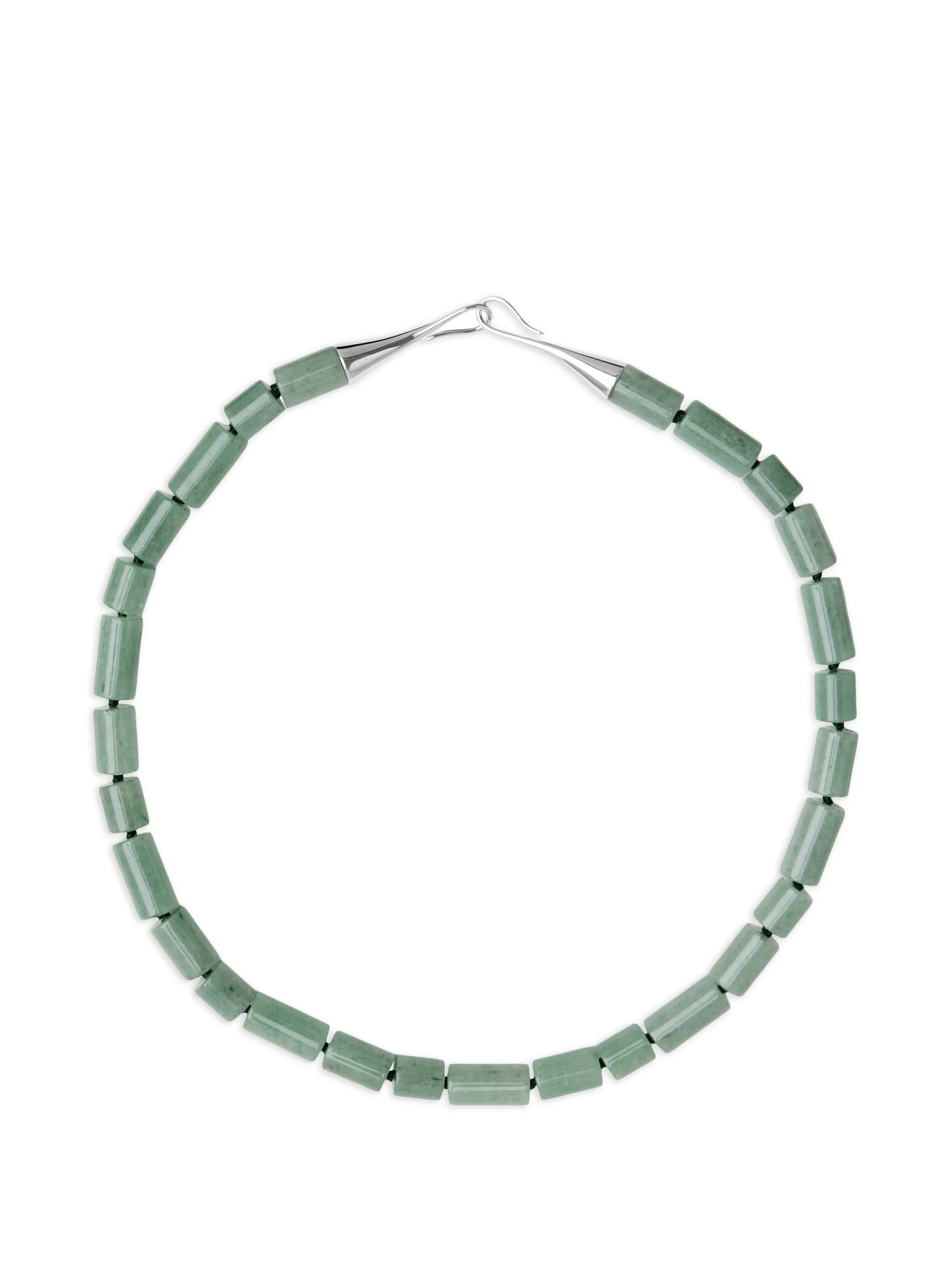 The Sadie aventurine beaded necklace