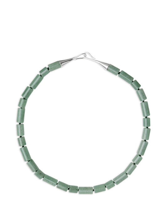 The Sadie aventurine beaded necklace