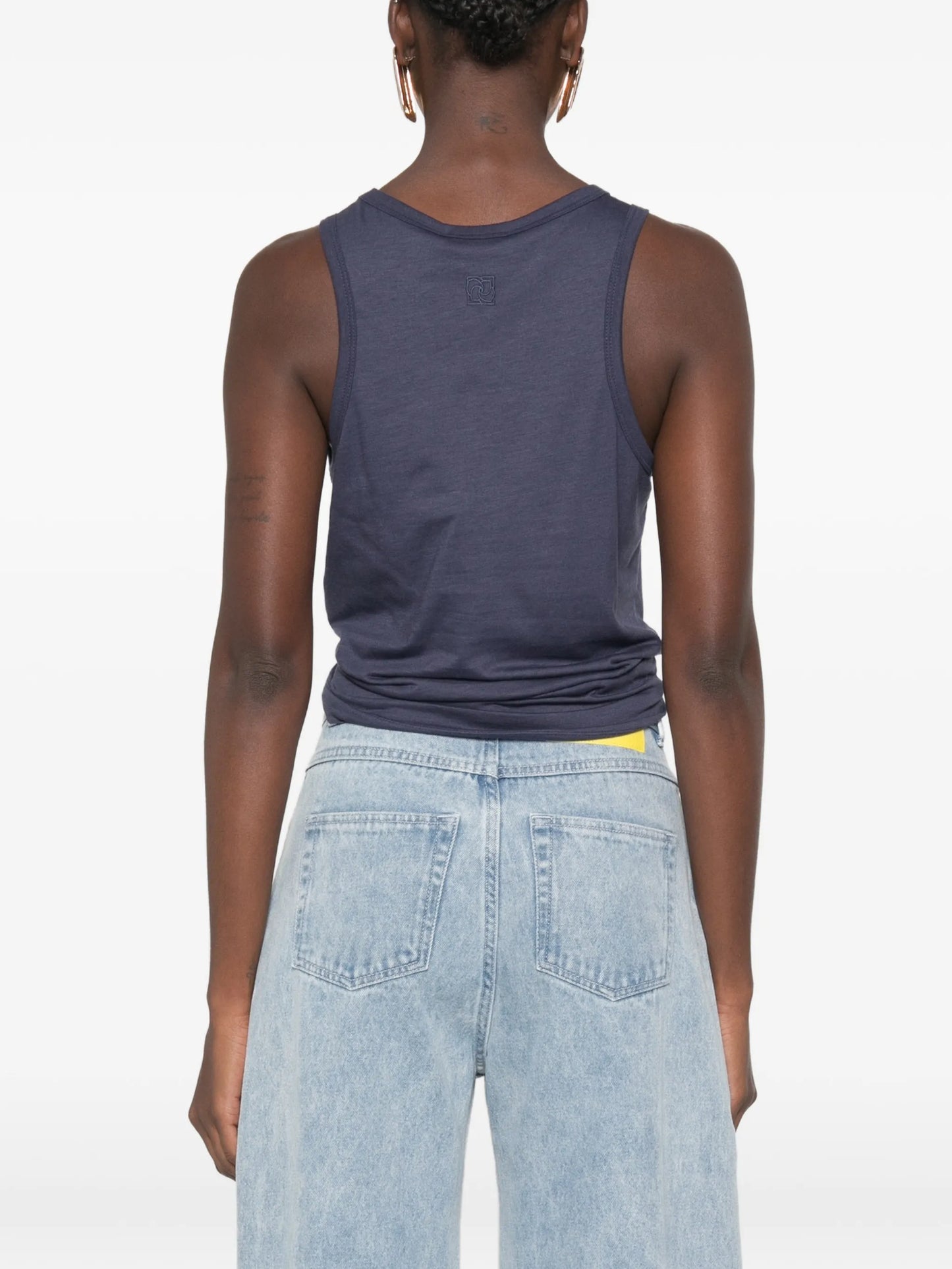 knot-detail tank top