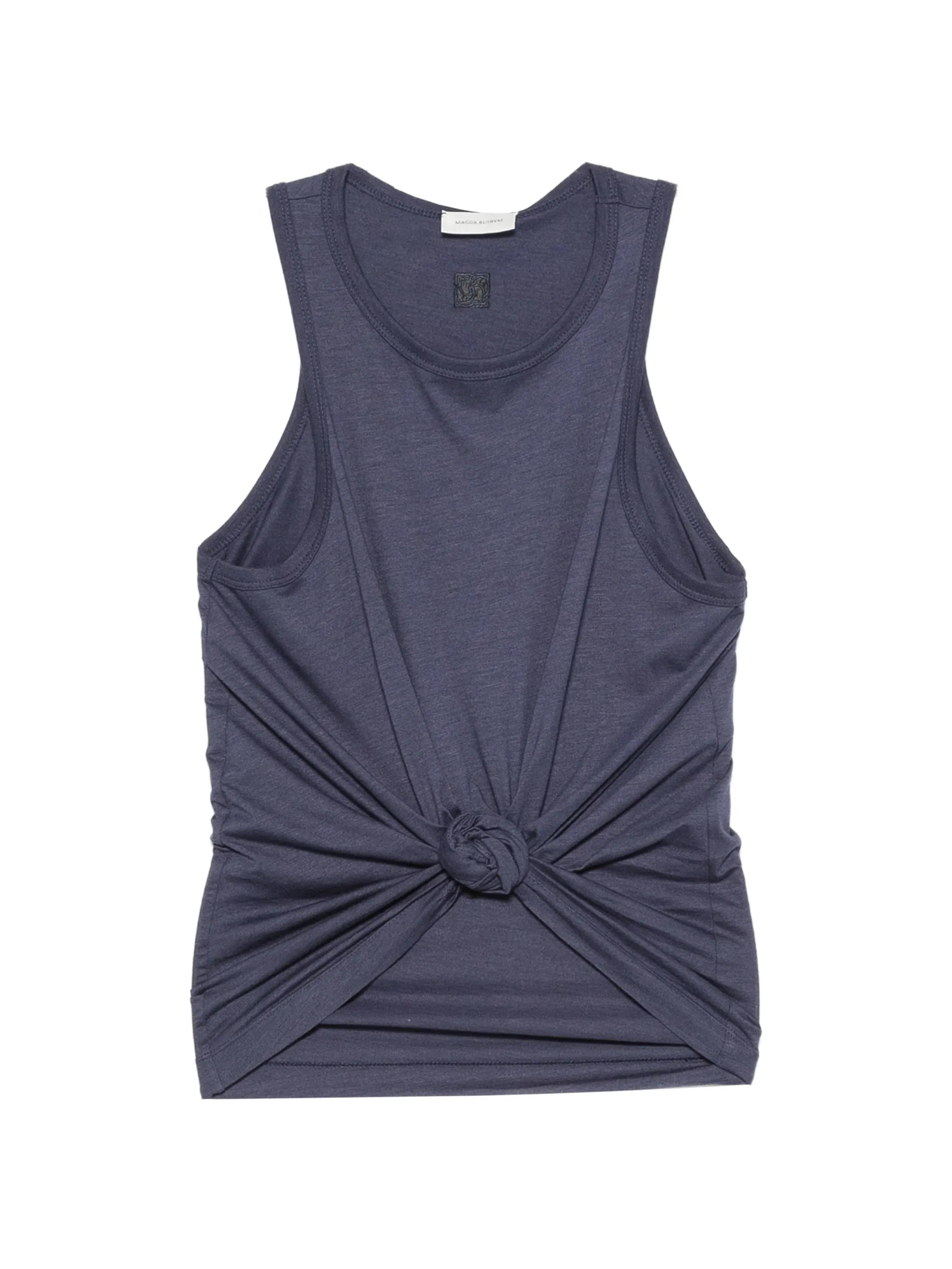knot-detail tank top