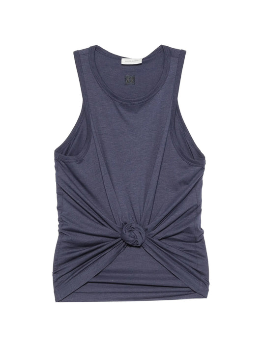 knot-detail tank top