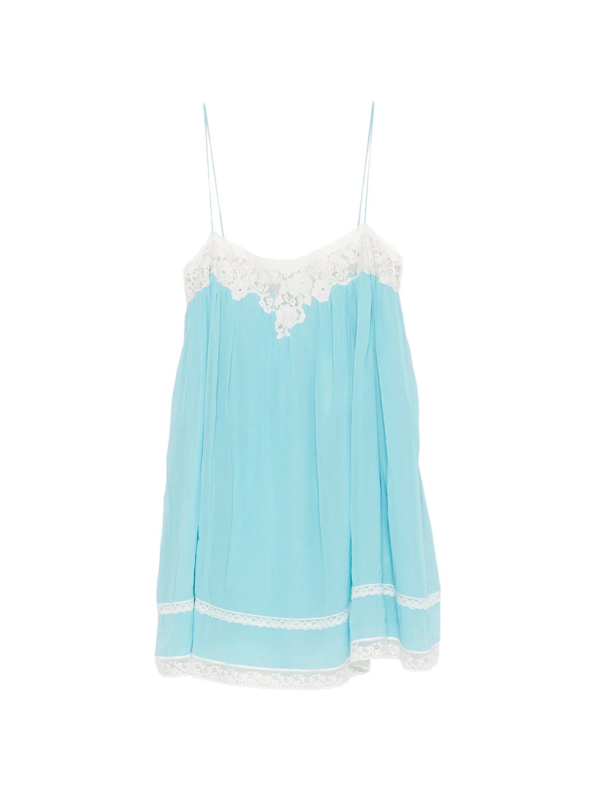 Clemente lace-trim dress