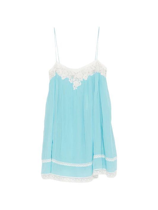 Clemente lace-trim dress