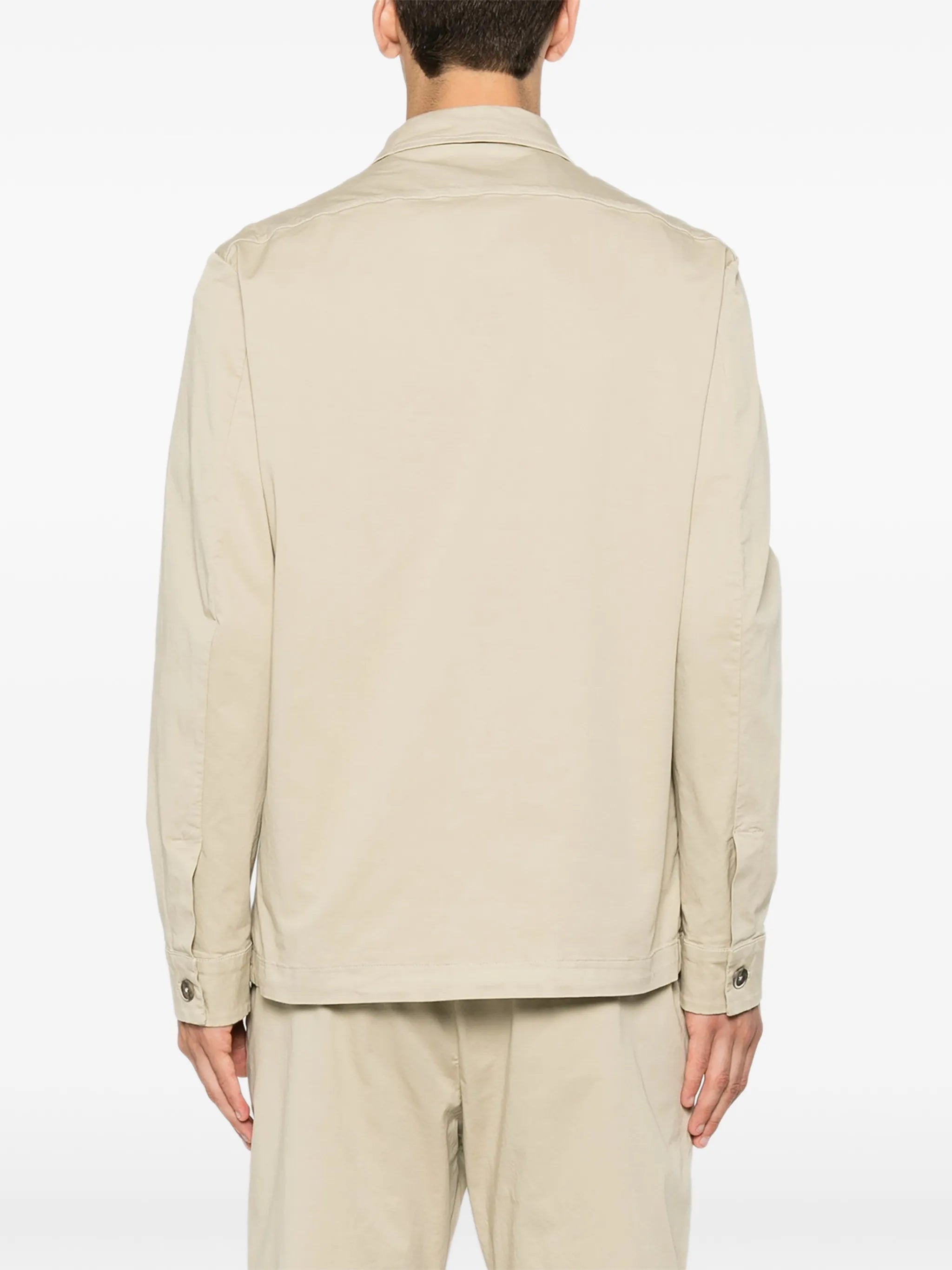 Fio patch-pocket overshirt