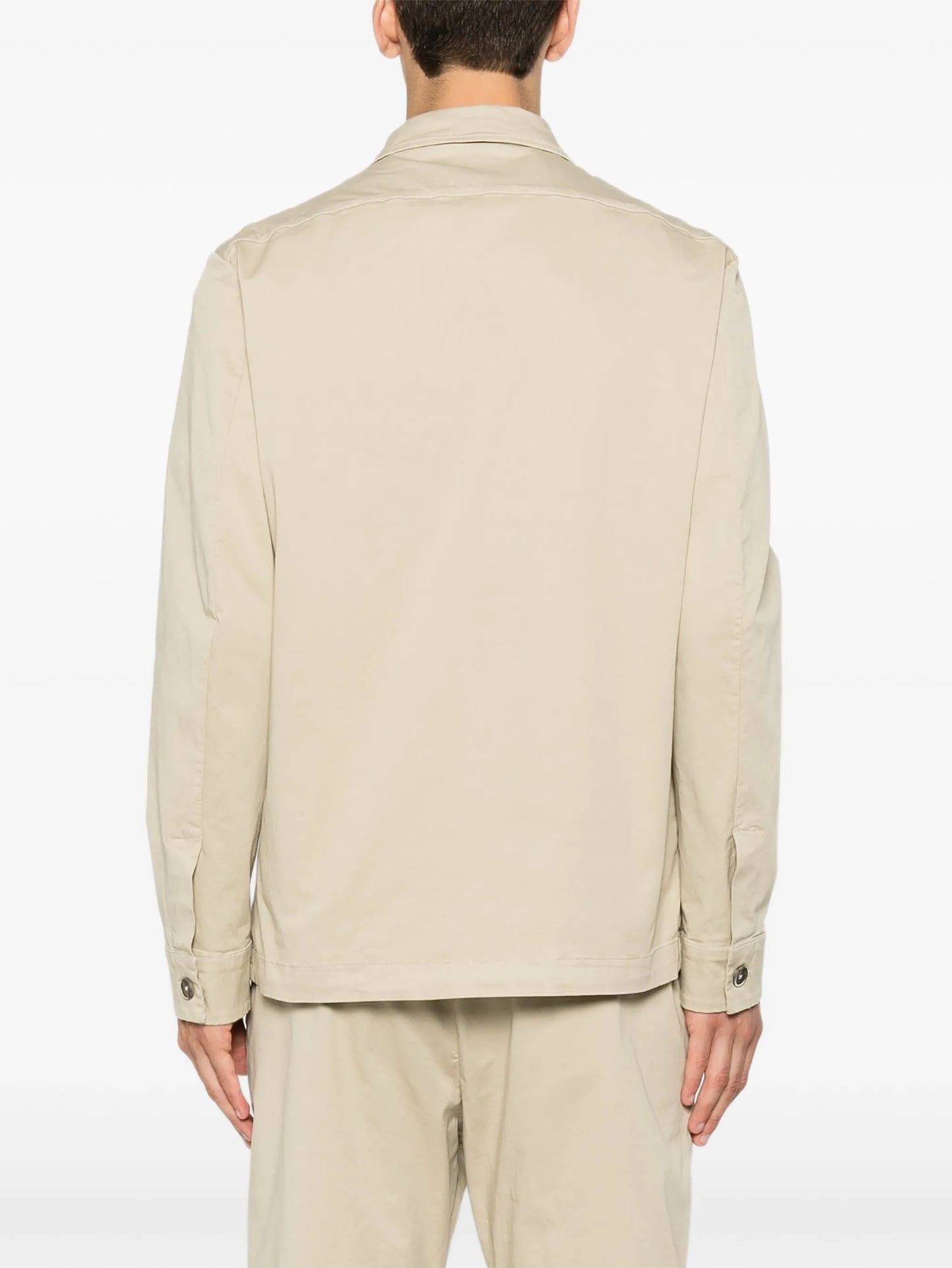 Fio patch-pocket overshirt