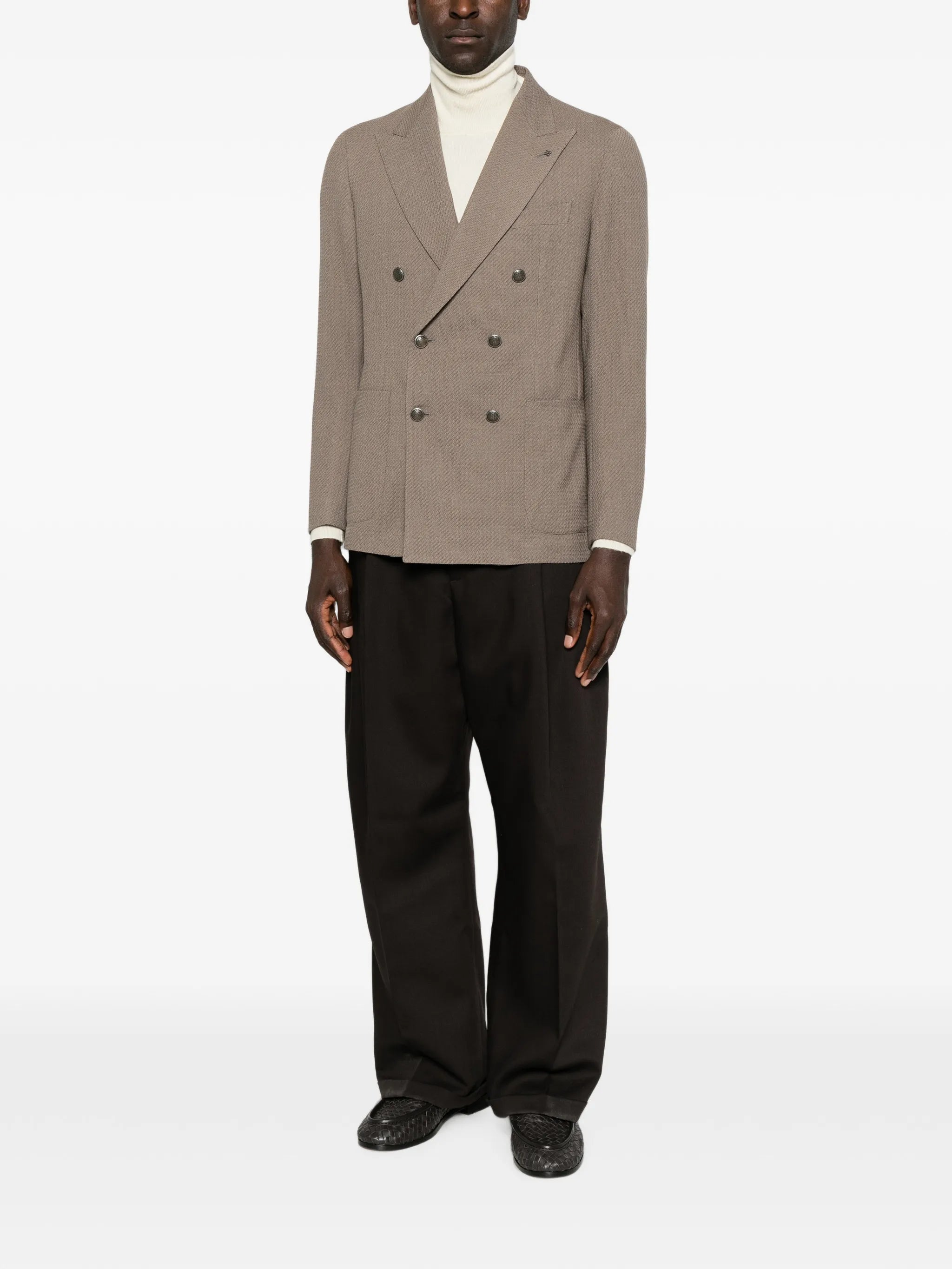 Braghier pleated trousers