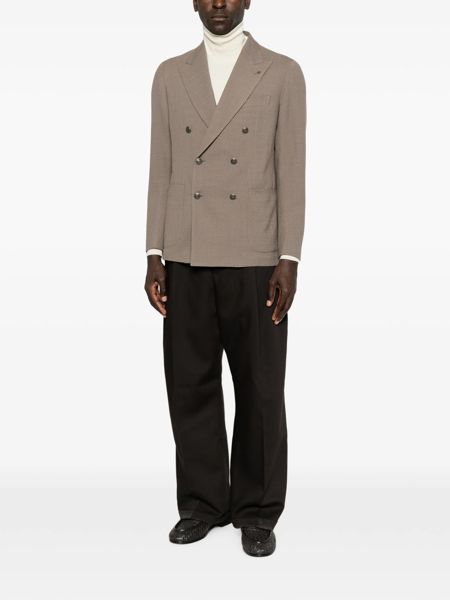 Braghier pleated trousers