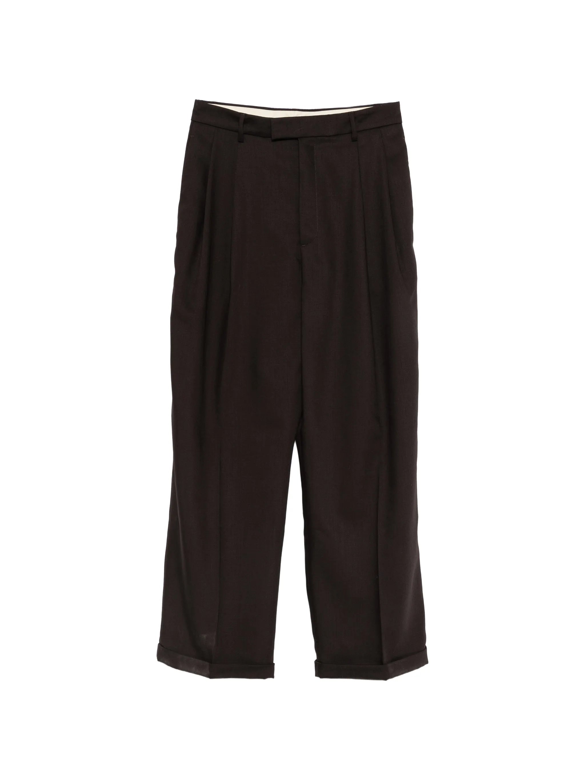 Braghier pleated trousers