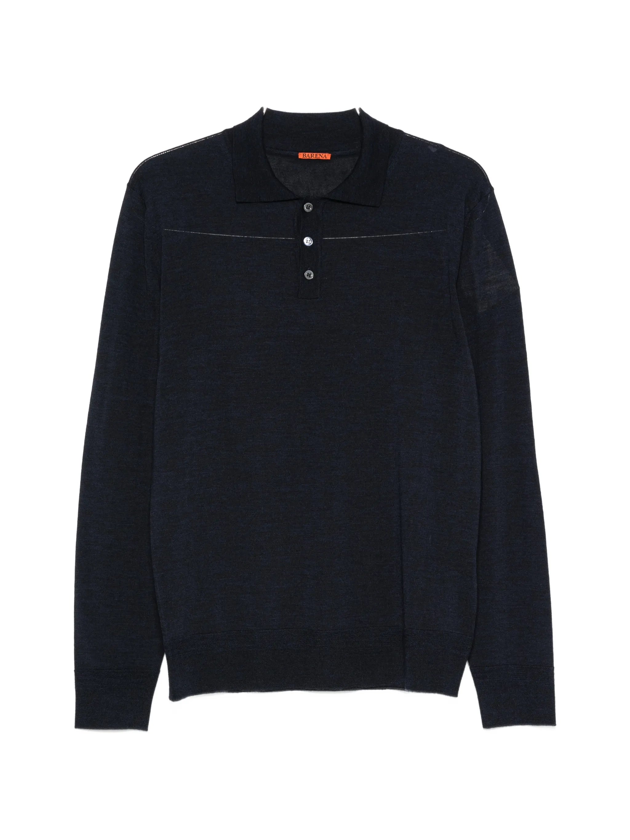 long-sleeve polo shirt