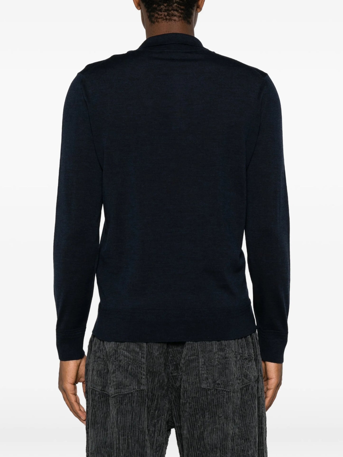 long-sleeve polo shirt